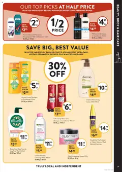 Foodworks catalogue - valid from 06.08.2025 | Page: 29 | Products: Plant, Shampoo, Conditioner, Deodorant
