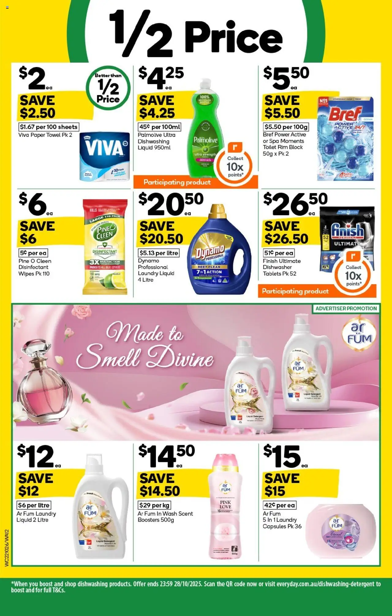 Woolworths catalogue - valid from 22.10.2025 | Page: 12 | Products: Laundry, Dishwasher, Tablets