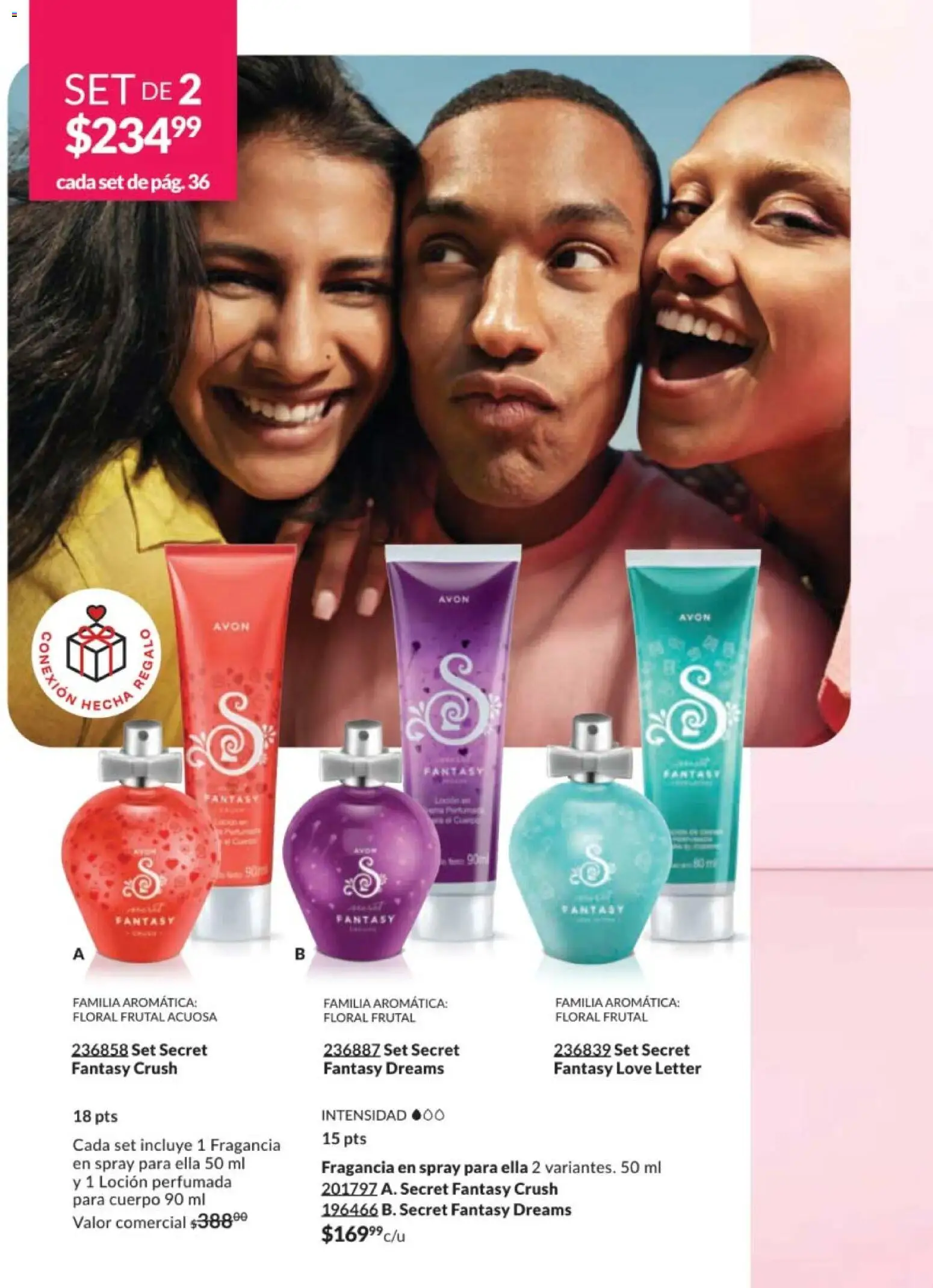 Nuevas ofertas de AVON válidas en toda la República Mexicana desde el 10.01.2026. ¡Encuentra las mejores ofertas en AVON campaña 2 2026! | Página: 32 | Productos: Loción, Fragancia