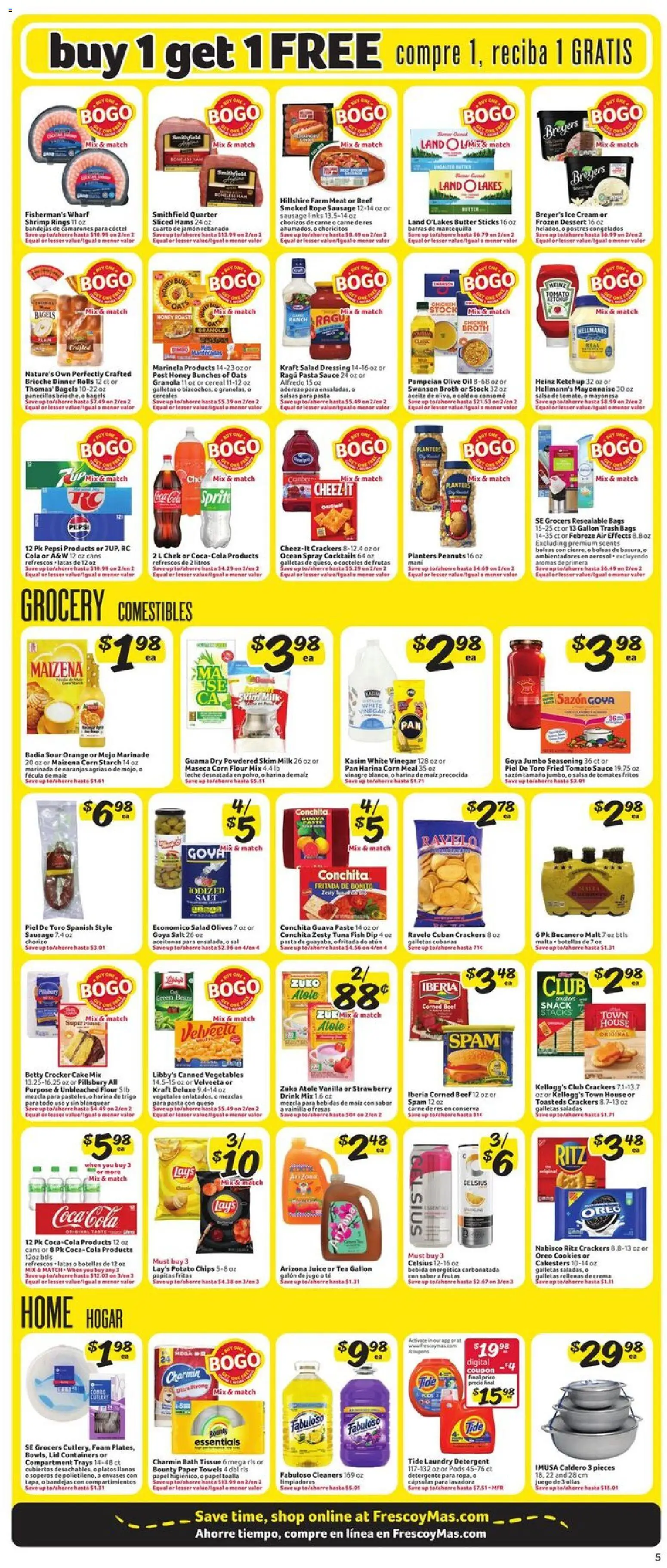 Fresco y Más Weekly Ad - valid from 17.12.2025 | Page: 6 | Products: Pan, Ketchup, Pads, Ice cream
