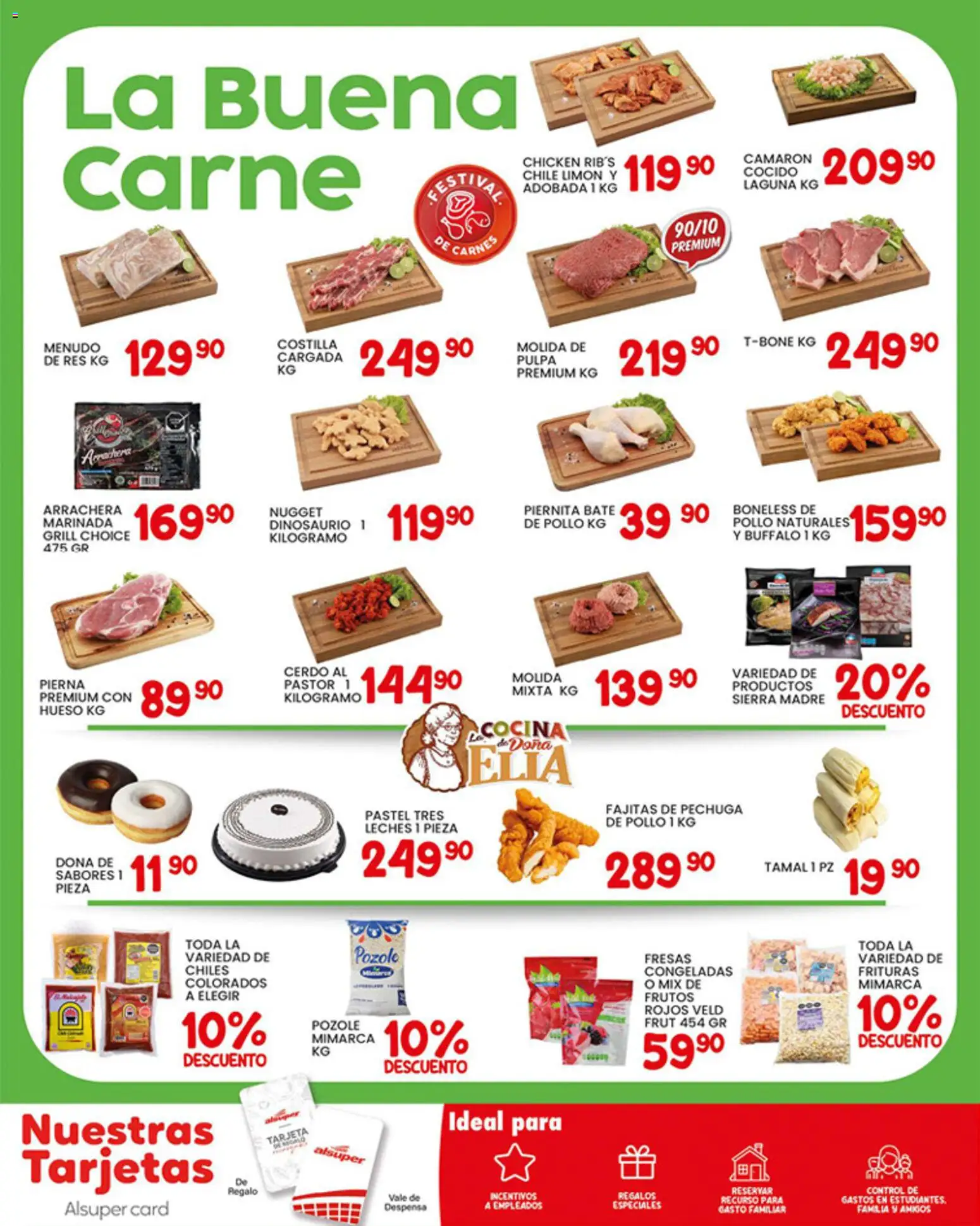 Nuevas ofertas de Alsuper válidas en toda la República Mexicana desde el 16.01.2026. ¡Encuentra las mejores ofertas en Alsuper folleto Chihuahua Estado! | Página: 6 | Productos: Pastel, Res, Fresas, Cocina