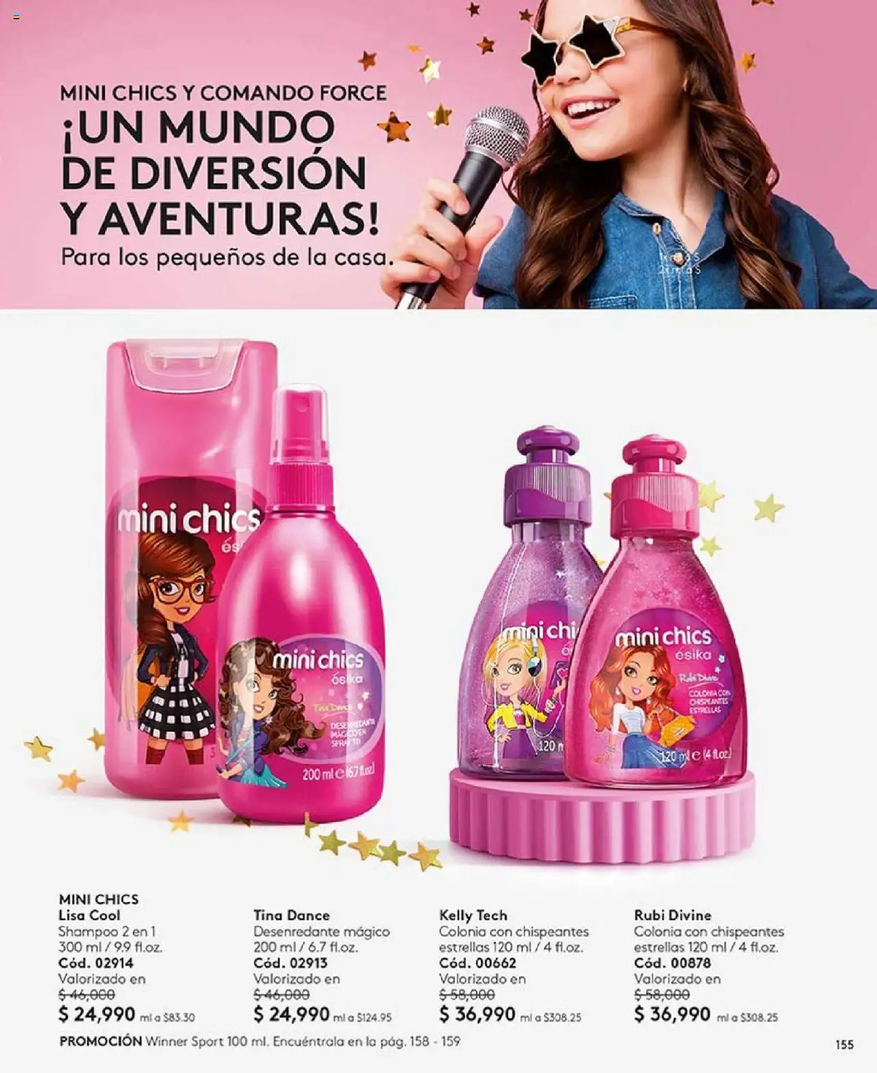 Ésika revista - valida desde el 29.07.2025 | Página: 155 | Productos: Shampoo