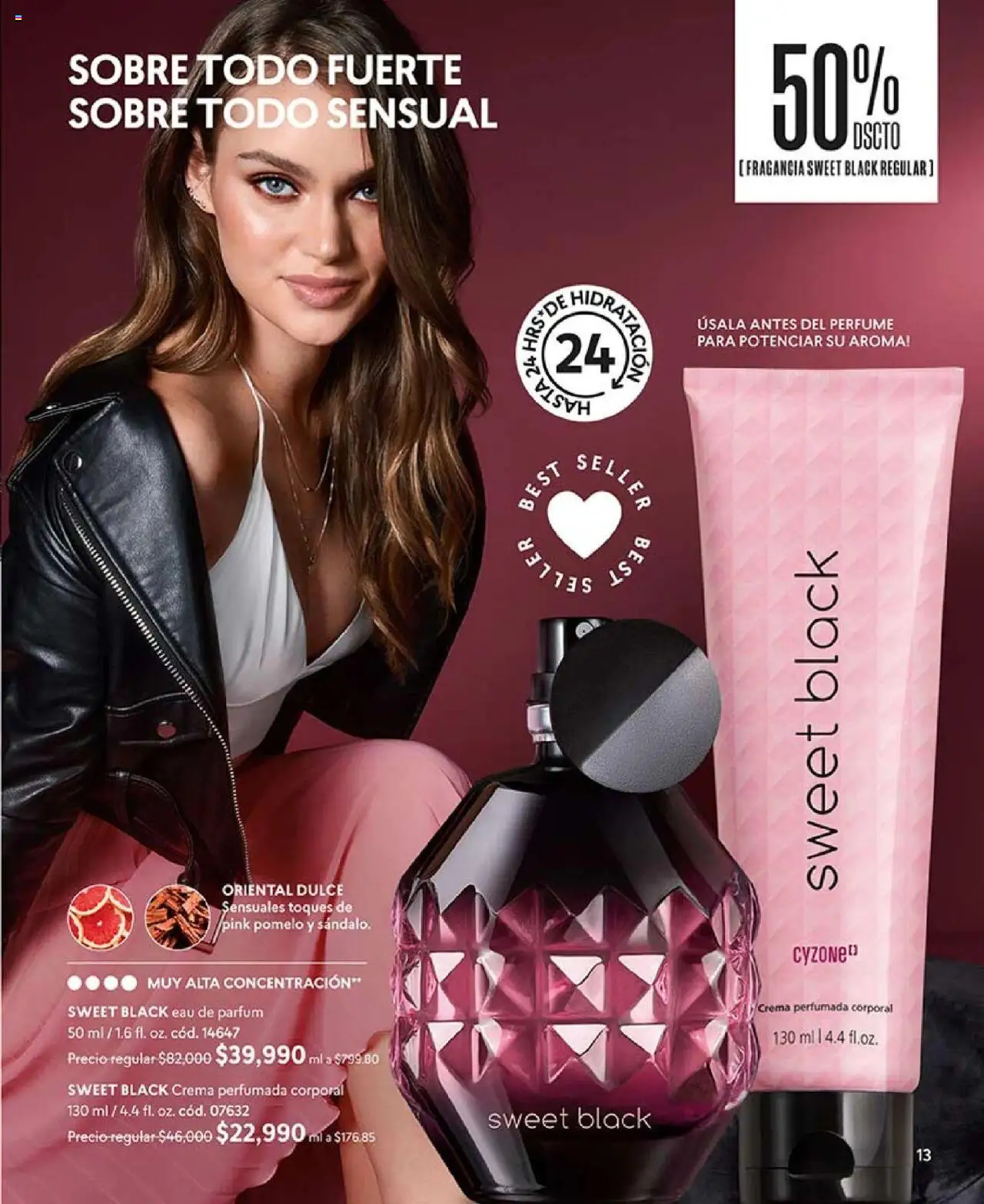 CyZone revista - valida desde el 05.05.2025 | Página: 13 | Productos: Crema, Sobre, Perfume, Fragancia