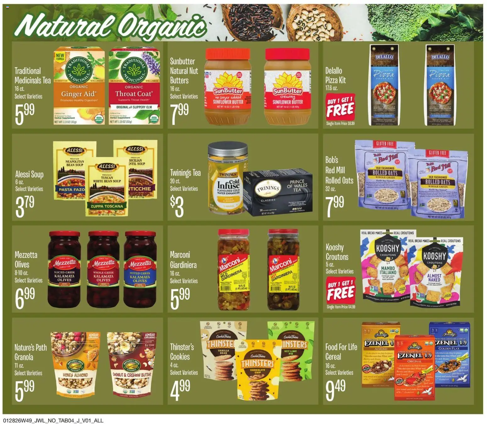 Jewel Osco Specialty & Local - valid from 28.01.2026 | Page: 4 | Products: Ginger, Tea, Water, Sugar