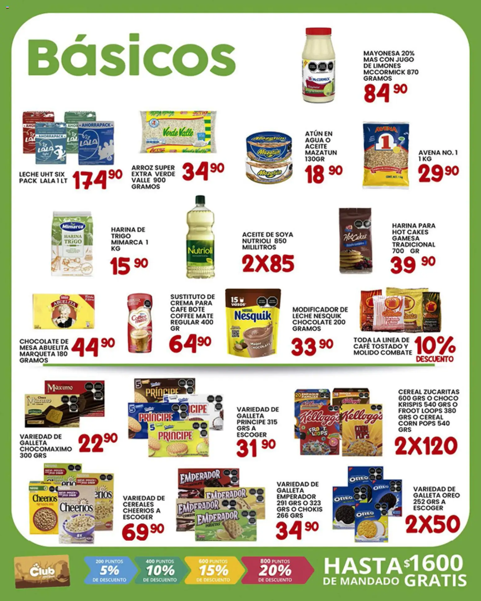 Nuevas ofertas de Alsuper válidas en toda la República Mexicana desde el 30.01.2026. ¡Encuentra las mejores ofertas en Alsuper folleto Durango! | Página: 2 | Productos: Avena, Atún, Crema, Aceite