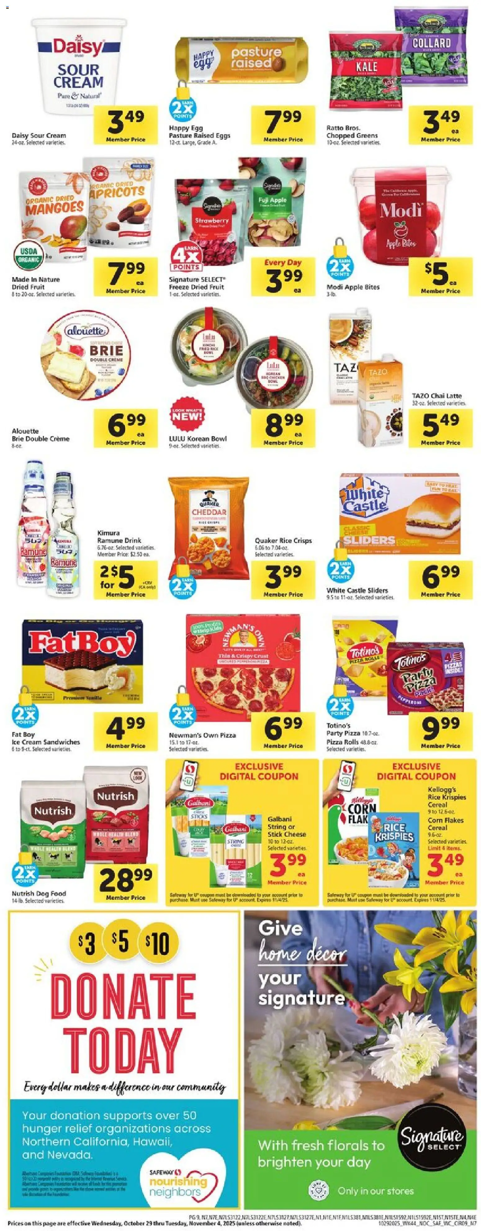 Safeway Weekly Ad - valid from 29.10.2025 | Page: 9