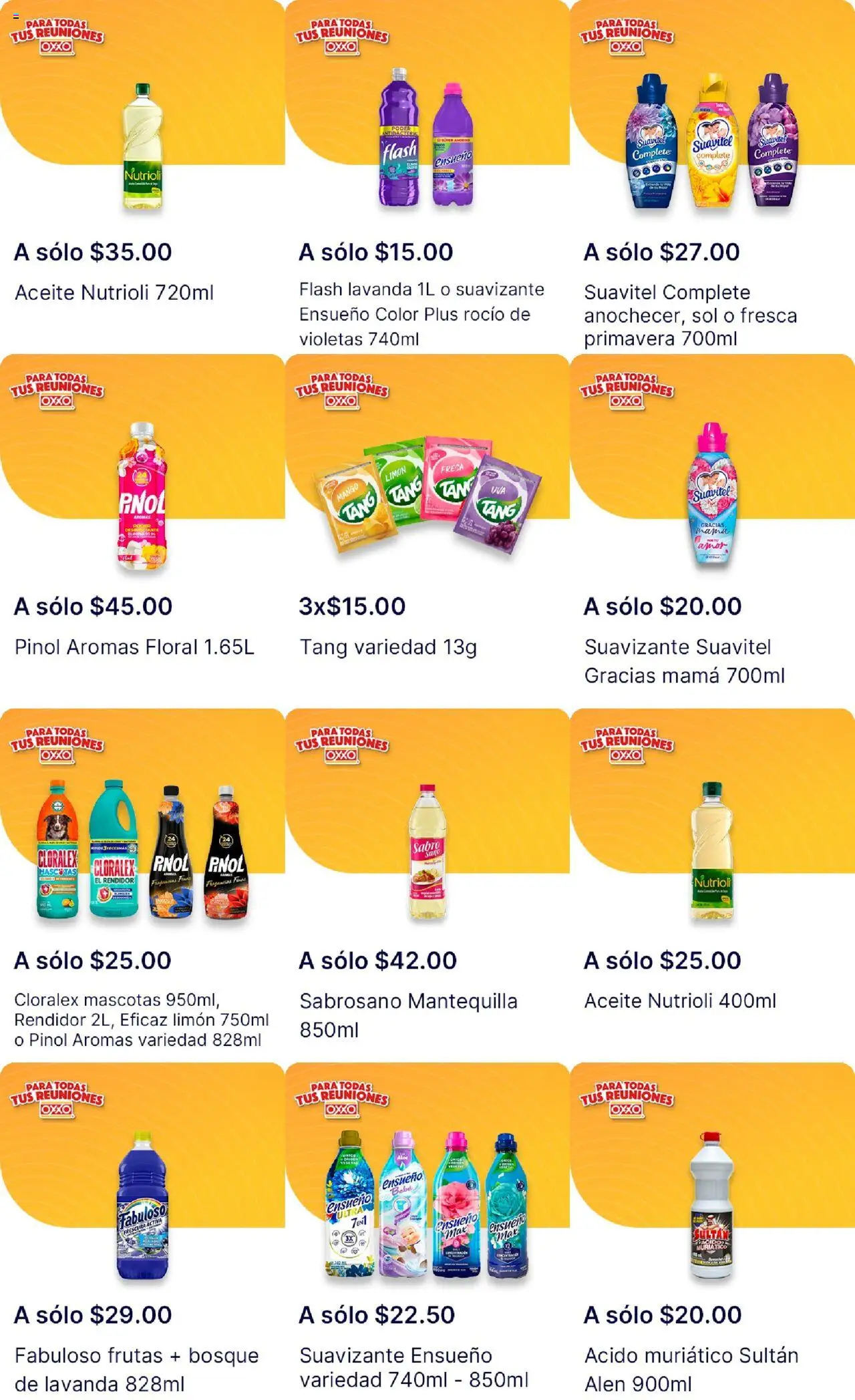 Nuevas ofertas de OXXO válidas en toda la República Mexicana desde el 26.09.2025. ¡Encuentra las mejores ofertas en OXXO - Folleto! | Página: 5 | Productos: Limón, Mango, Aceite, Suavizante