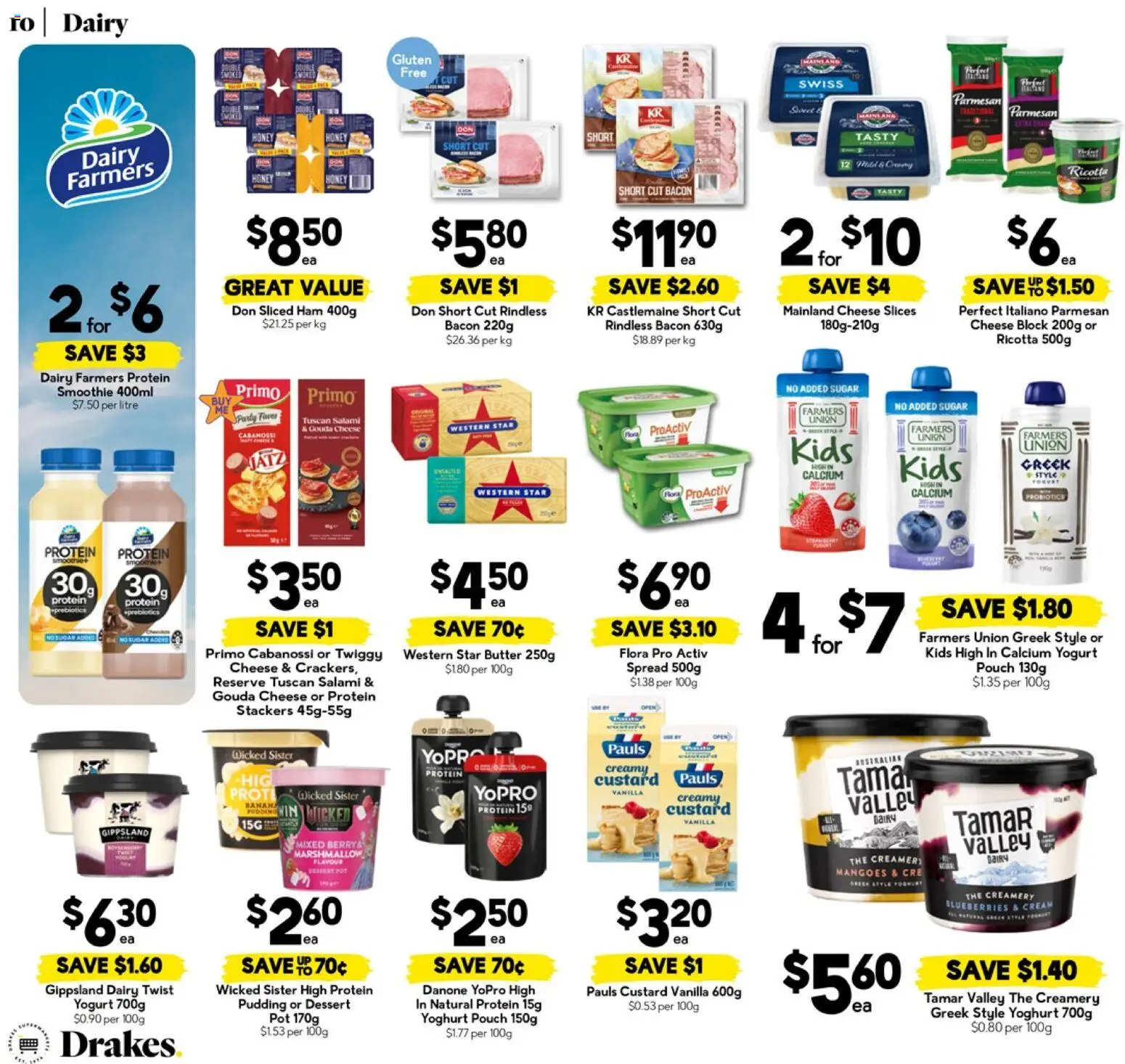 Drakes catalogue - valid from 28.01.2026 | Page: 10 | Products: Dairy, Butter, Salami, Ham