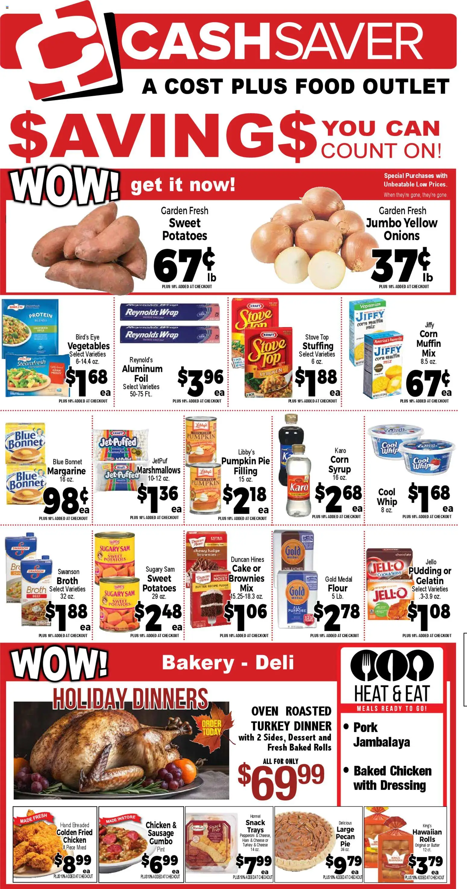 Market Basket Cash Saver - valid from 17.12.2025 | Page: 2 | Products: Bakery, Beef, Potatoes, Oven