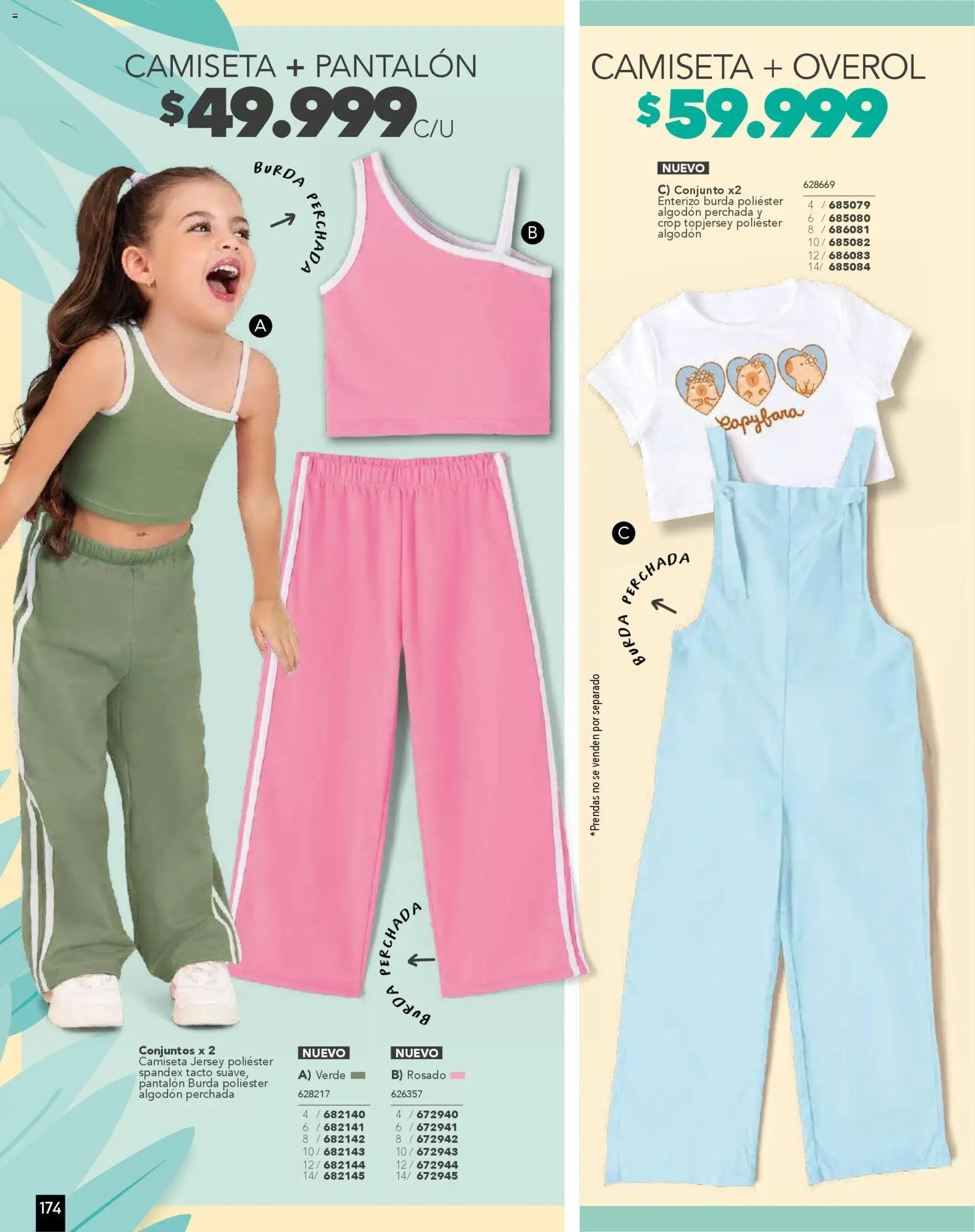 Pacifika revista - valida desde el 01.11.2025 | Página: 174 | Productos: Algodón, Camiseta, Overol, Enterizo