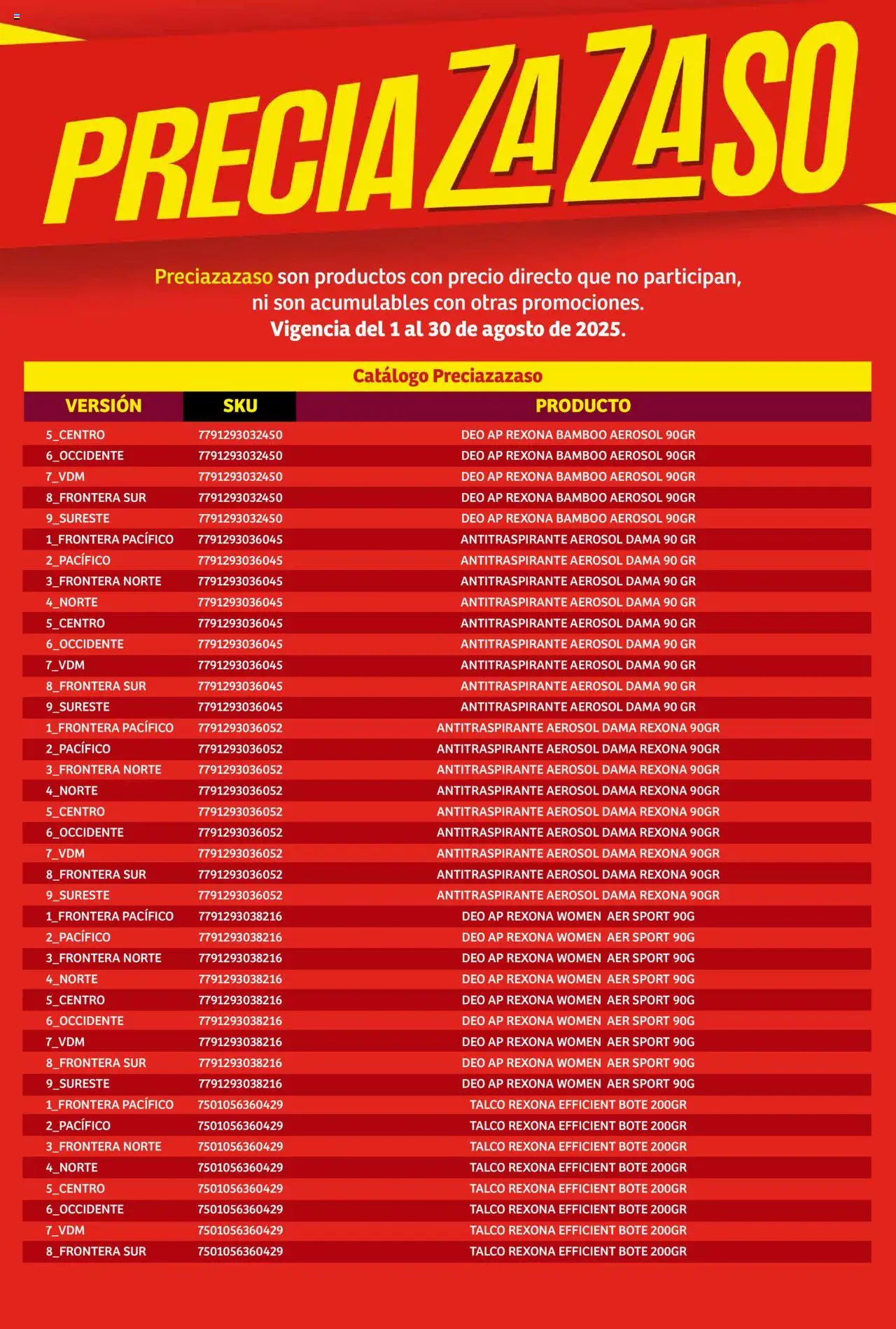 Nuevas ofertas de Soriana válidas en toda la República Mexicana desde el 01.08.2025. ¡Encuentra las mejores ofertas en Soriana - Catálogo Preciazazaso Mercado Nacional! | Página: 160