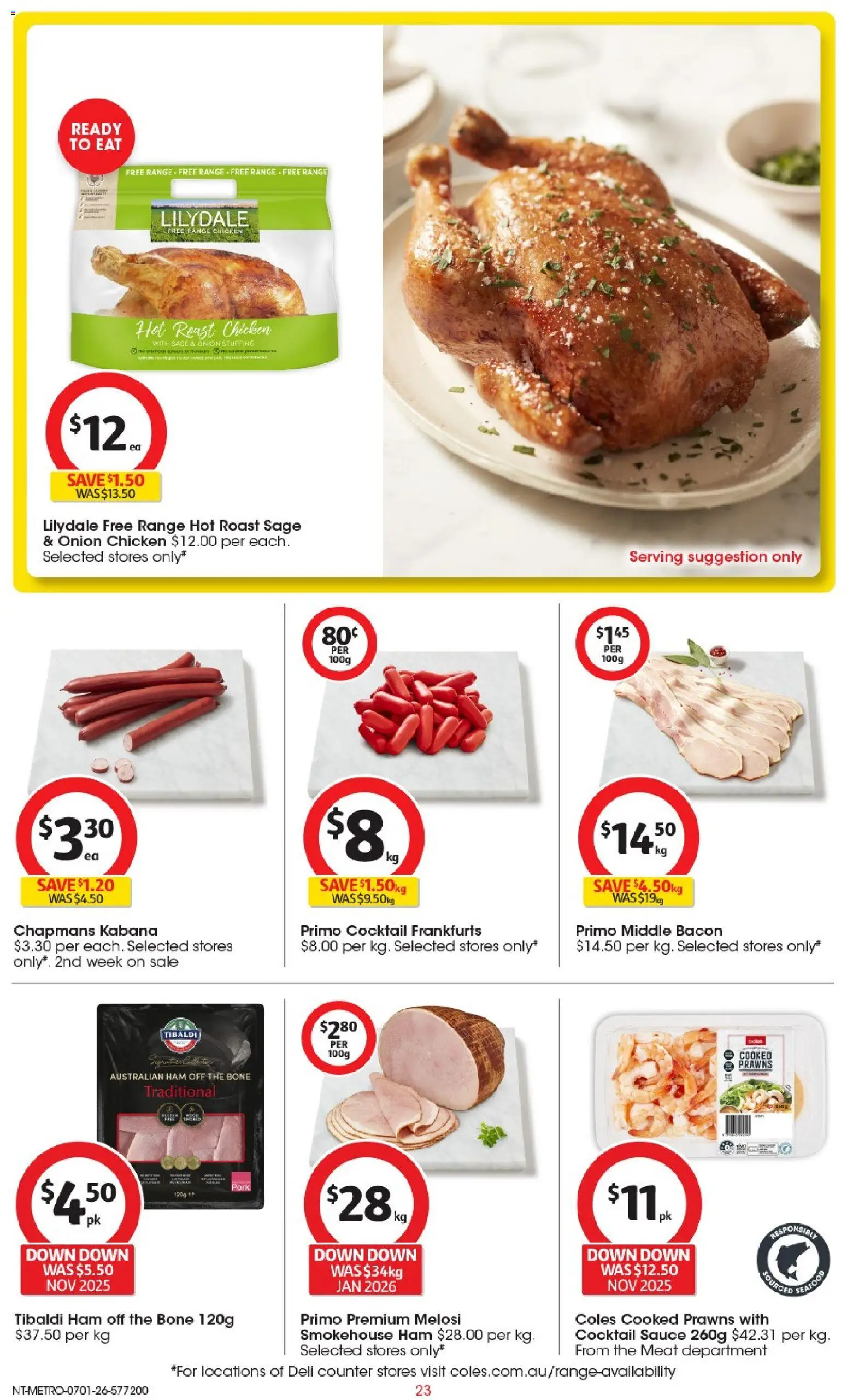 Coles catalogue - valid from 07.01.2026 | Page: 24 | Products: Bacon, Ham, Meat, Sauce