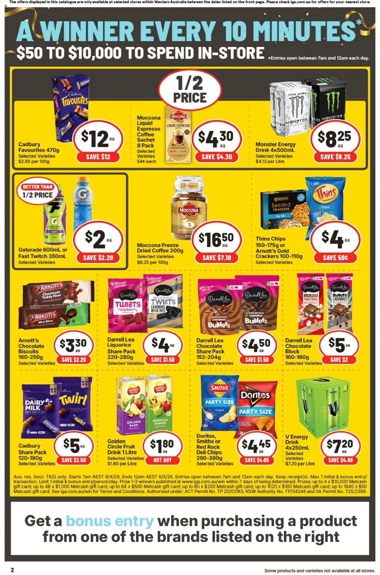 IGA catalogue - valid from 15.04.2026 | Page: 2 | Products: Shampoo, Deodorant, Antiperspirant, Body lotion