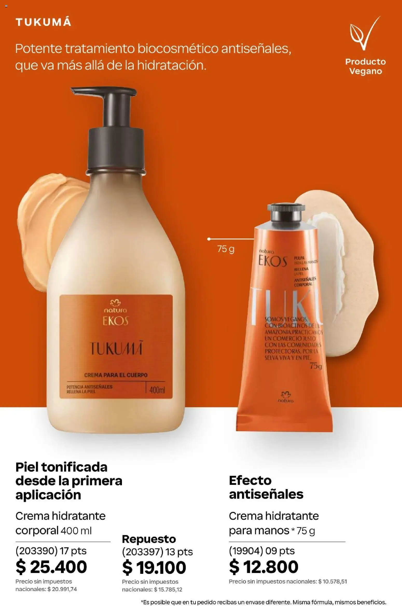 Natura Catálogo Ciclo 4/2026 │ válido desde el 01.04.2026 | Página: 225 | Productos: Crema para el cuerpo, Crema