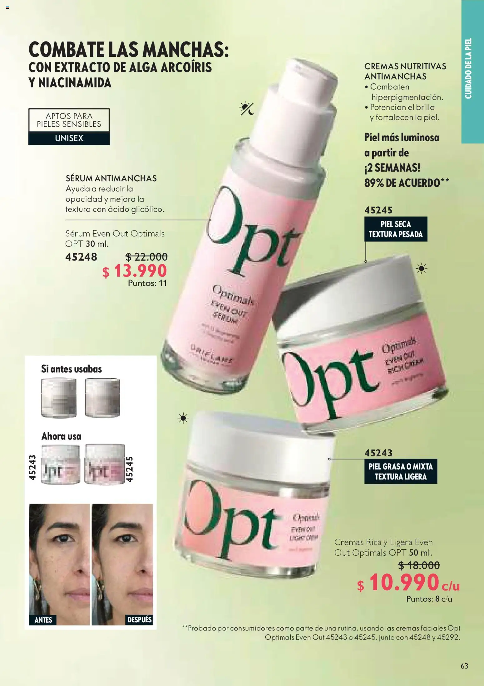 Oriflame catálogo │ válido desde el 18.11.2025 | Página: 63 | Productos: Brillo, Serum
