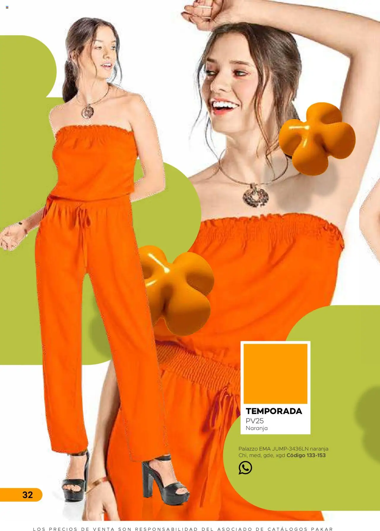 Nuevas ofertas de SC Pakar válidas en toda la República Mexicana desde el 31.01.2025. ¡Encuentra las mejores ofertas en SC Pakar catálogo Ropa! | Página: 32 | Productos: Palazzo