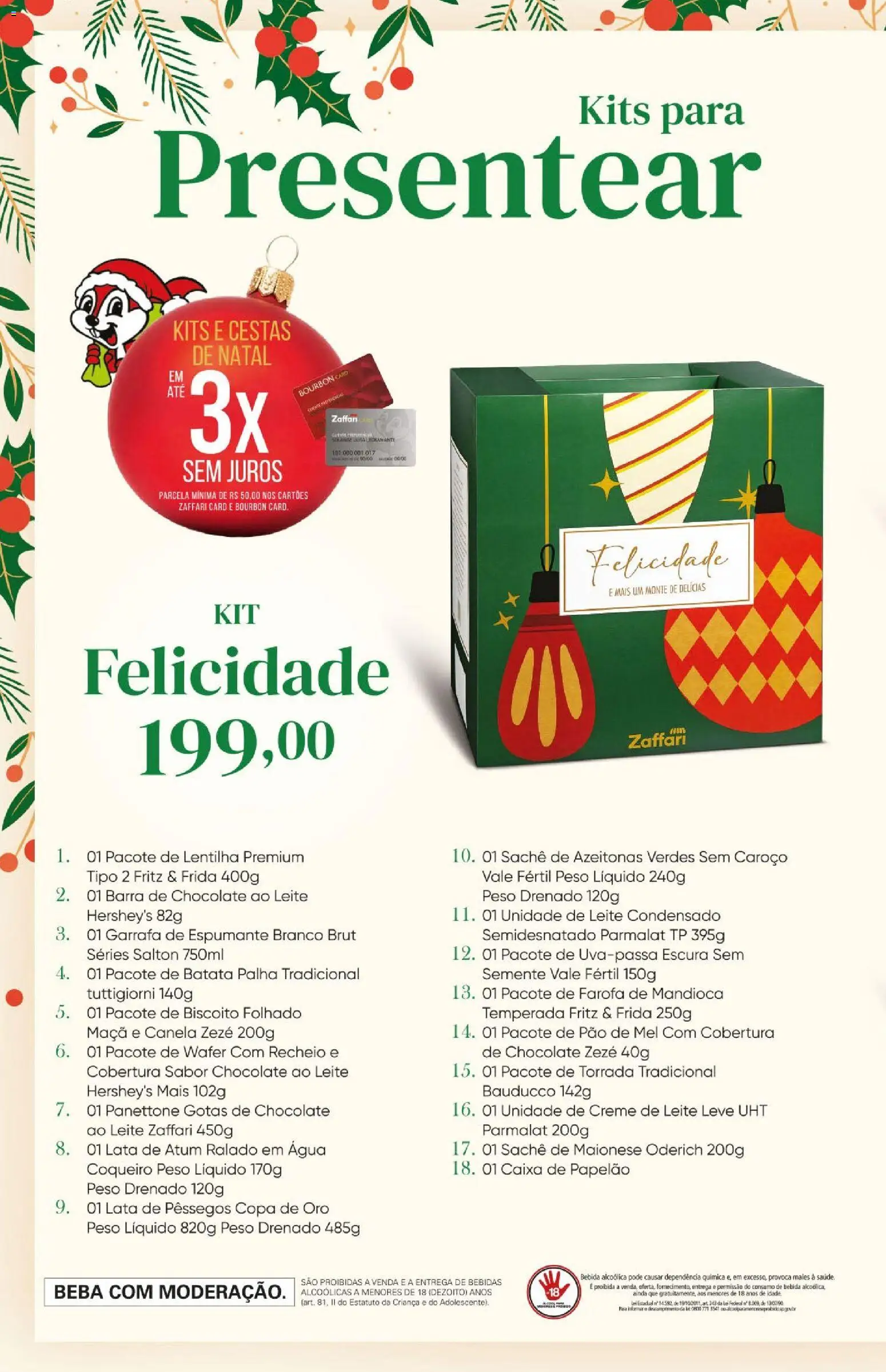 Zaffari Folheto - válido de 25.11.2025 | Página: 4 | Produtos: Azeitonas, Mandioca, Copa, Mel