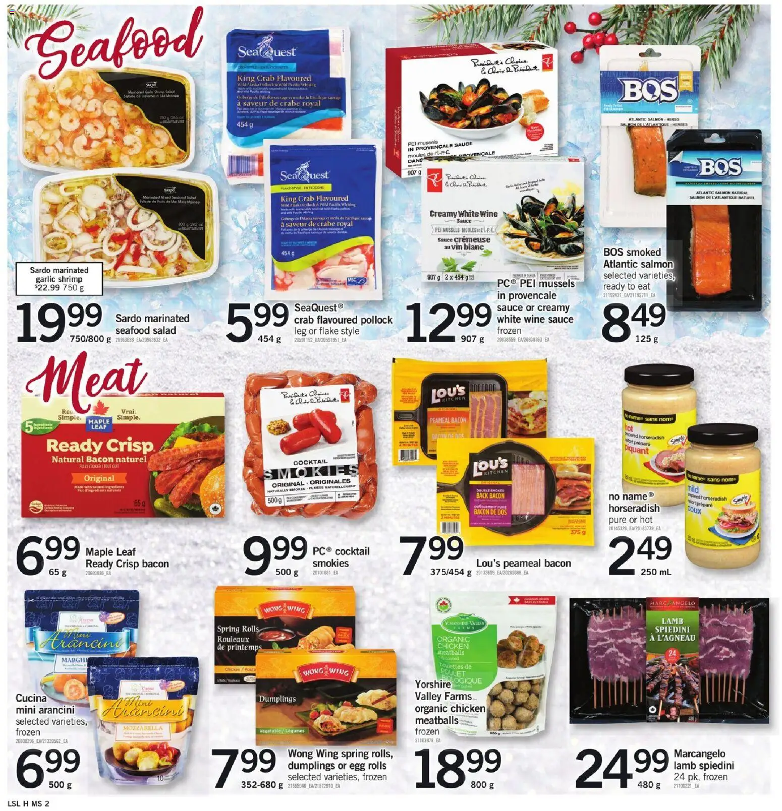 Loblaws flyer valid from 11.12.2025 | Page: 14 | Products: Salad, Wine, Chicken