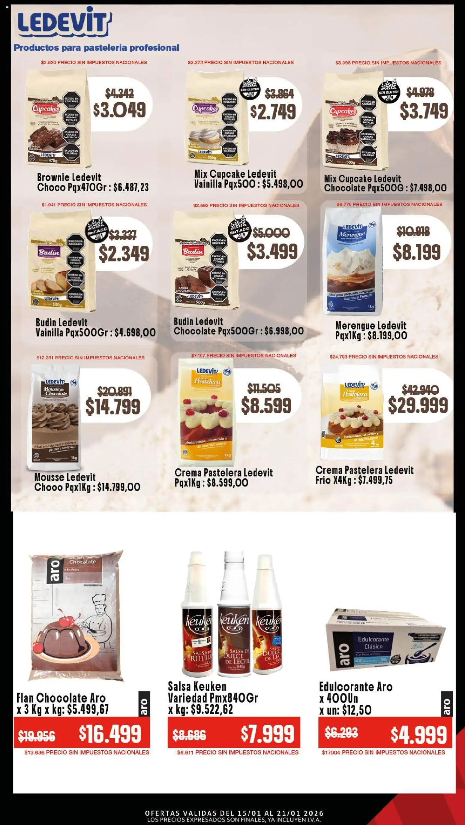 Makro ofertas │ válido desde el 15.01.2026 | Página: 4 | Productos: Polvo, Mousse, Chocolate, Crema