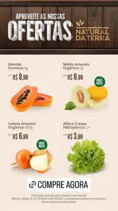 Natural da Terra - Ofertas da semana - Pré-Visualização do folheto da loja Natural da Terra, válido de 27.10.2025