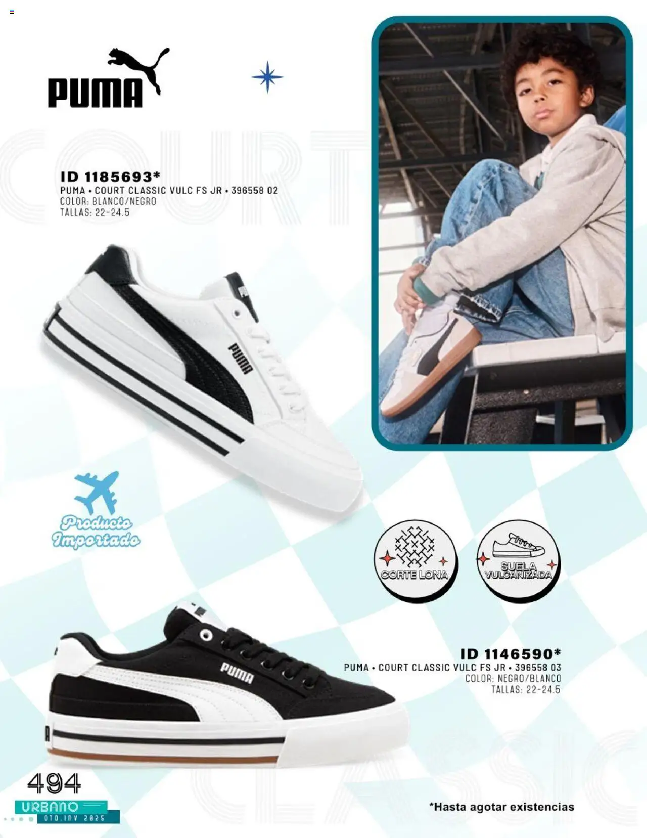 Nuevas ofertas de Price Shoes válidas en toda la República Mexicana desde el 24.07.2025. ¡Encuentra las mejores ofertas en Price Shoes catálogo Urbano otoño / invierno 2025! | Página: 494 | Productos: Lona