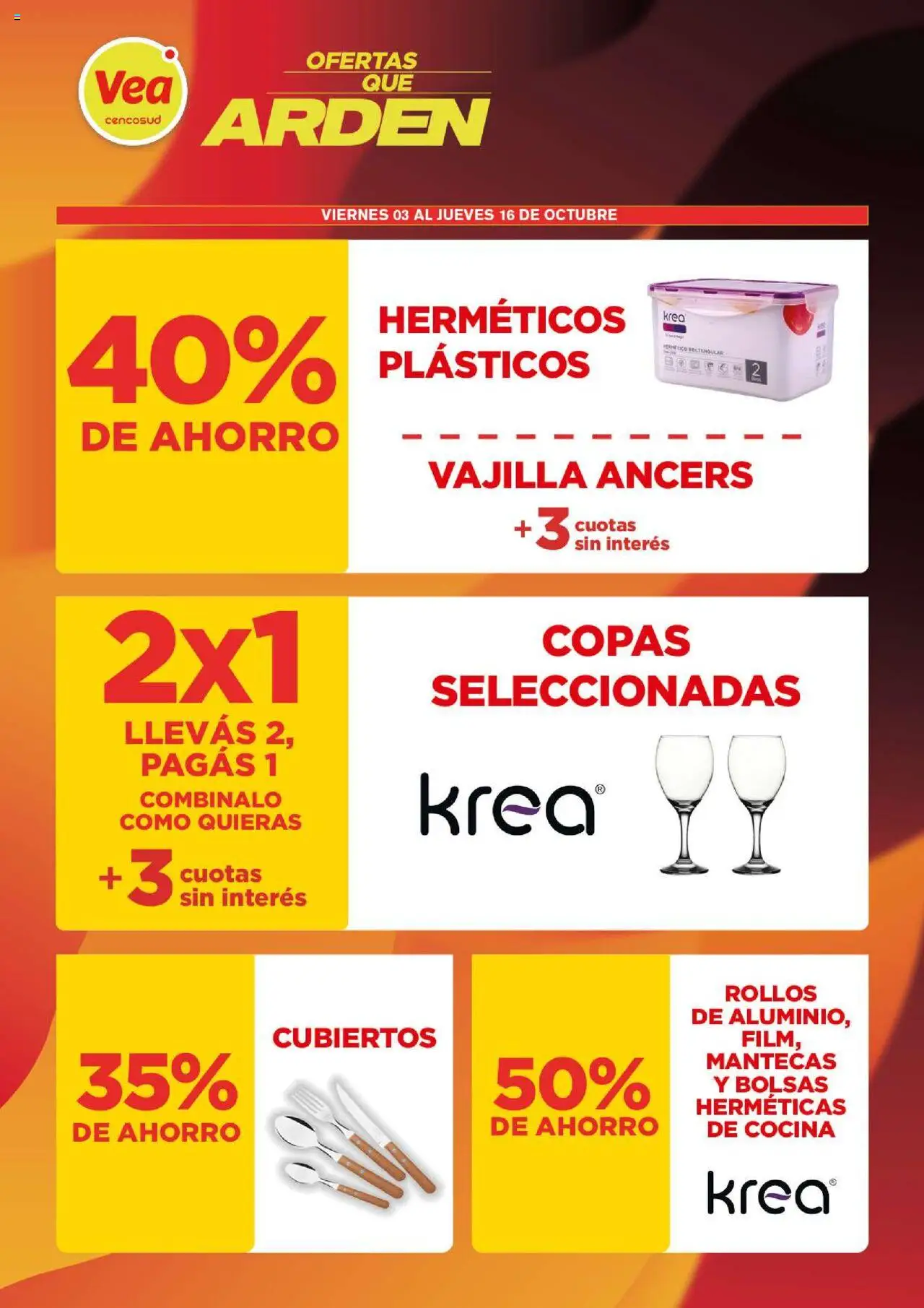 Vea - Ofertas que ardén │ válido desde el 03.10.2025 | Página: 8 | Productos: Cocina