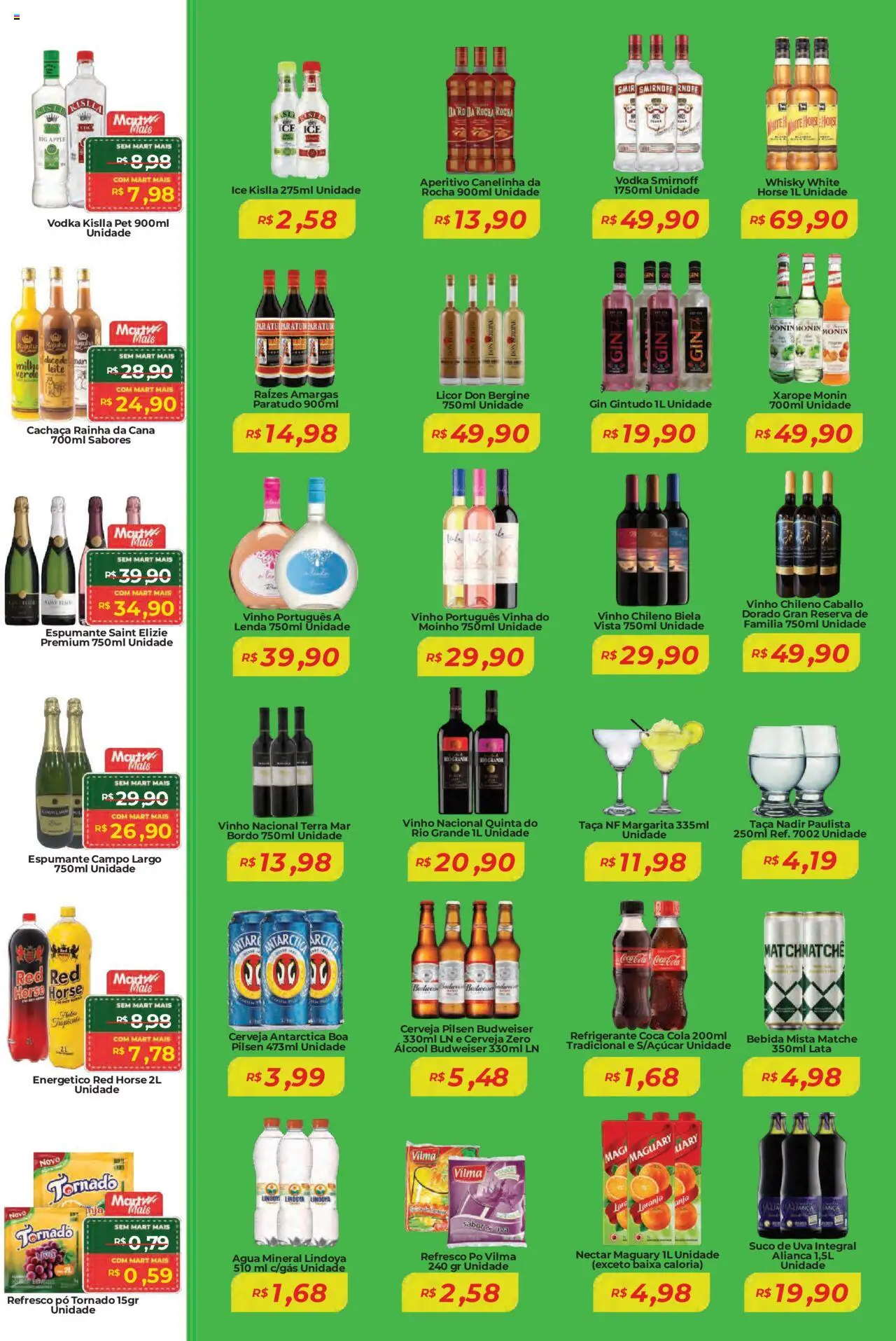 Mart Minas Folheto - válido de 14.08.2025 | Página: 4 | Produtos: Pó, Energético, Whisky, Refrigerante