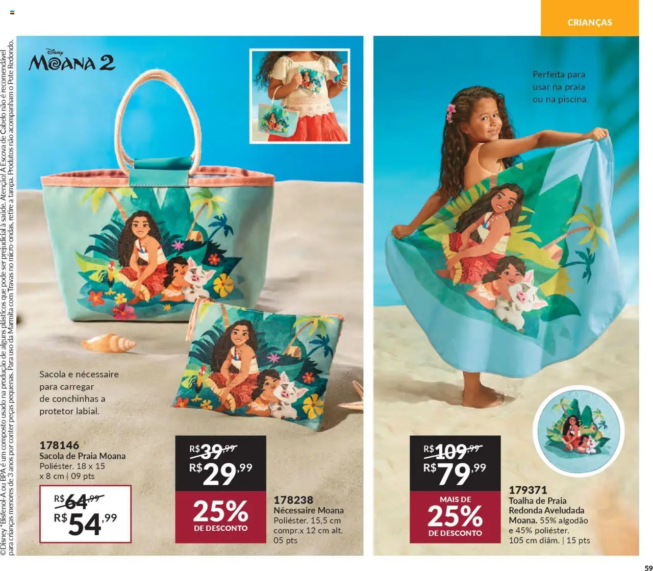 Avon Folheto - válido de 13.06.2025 | Página: 59 | Produtos: Escova, Necessaire, Escova de cabelo, Algodão