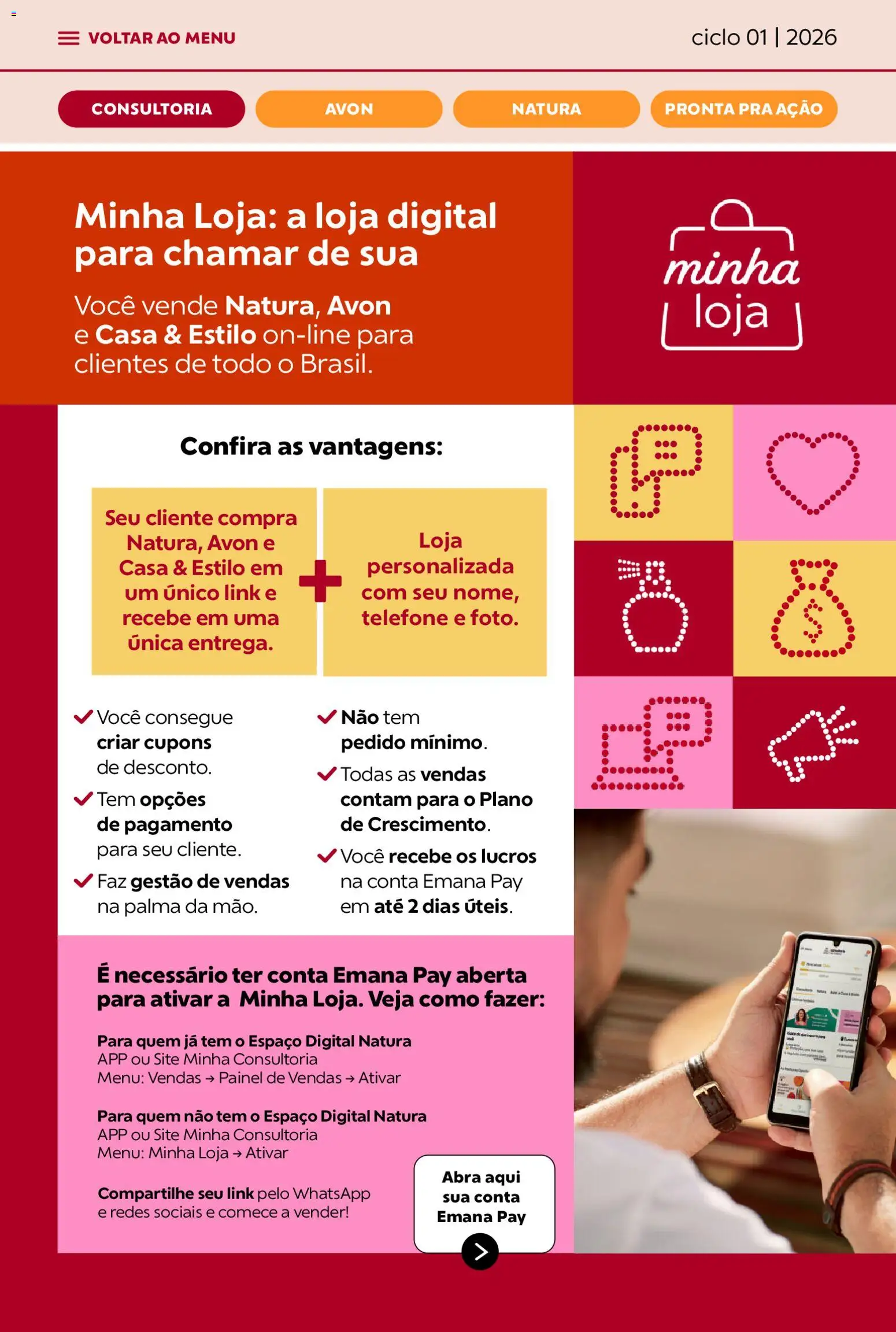 Avon Folheto - válido de 19.12.2025 | Página: 6 | Produtos: Telefone