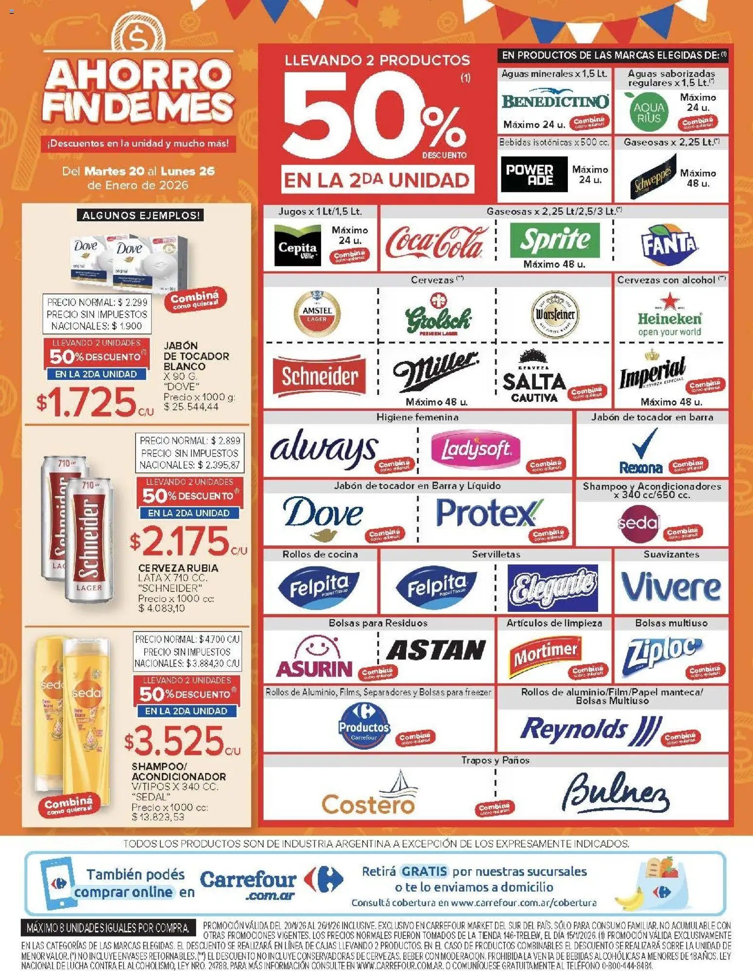 Carrefour Market catálogo │ válido desde el 20.01.2026 | Página: 11 | Productos: Teléfono, Cocina, Sobre, Freezer