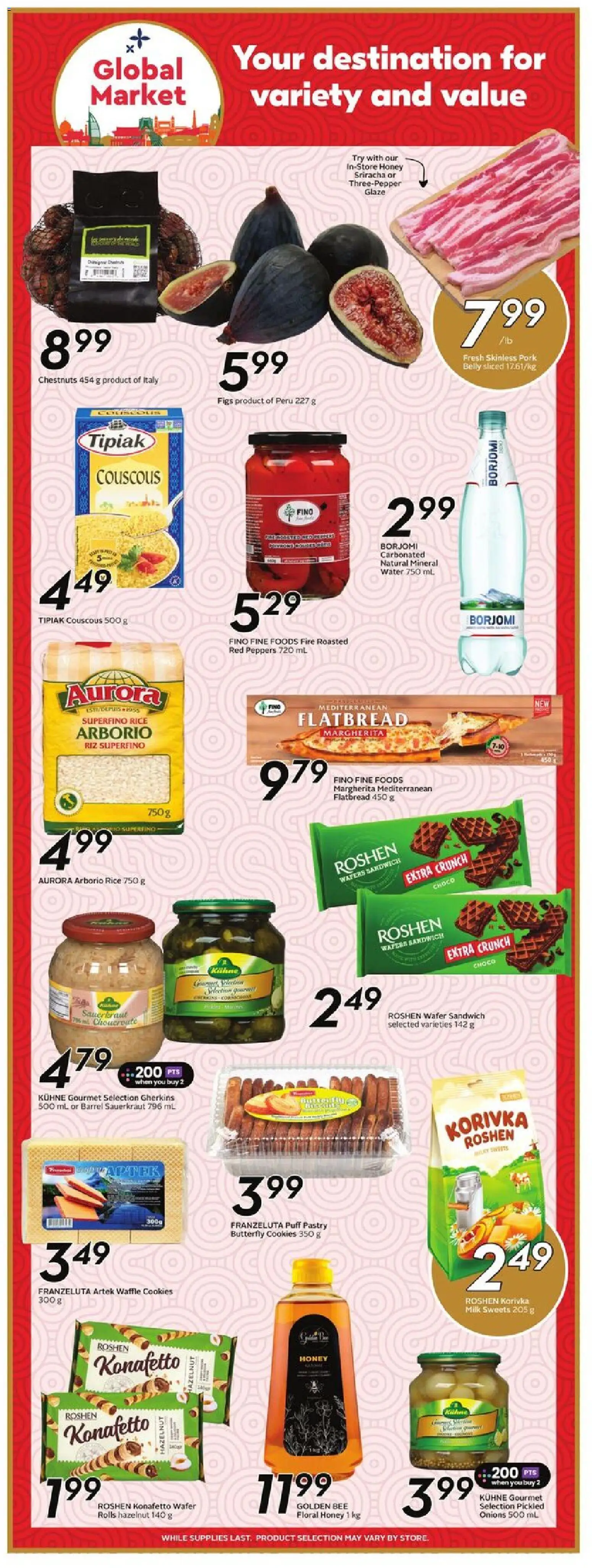 Sobeys flyer valid from 25.12.2025 | Page: 16 | Products: Rice, Cookies, Milk, Pork