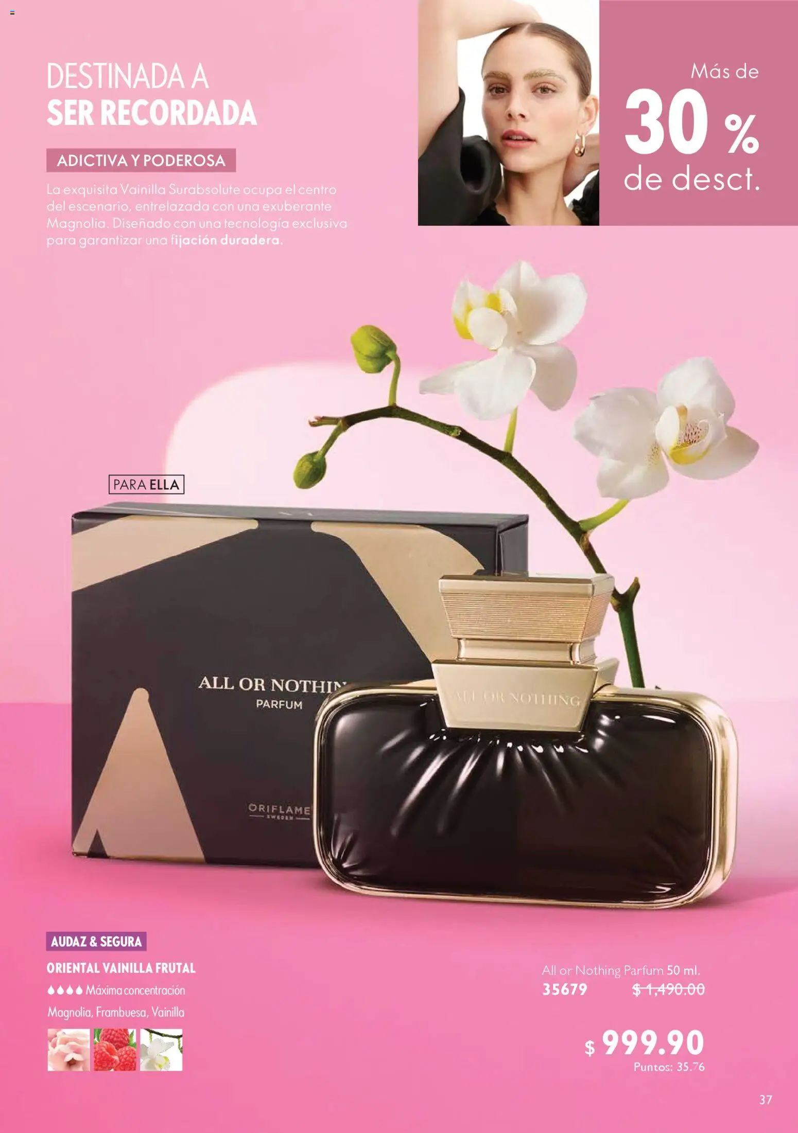 Nuevas ofertas de Oriflame válidas en toda la República Mexicana desde el 24.01.2026. ¡Encuentra las mejores ofertas en Oriflame campaña 2 2026! | Página: 37