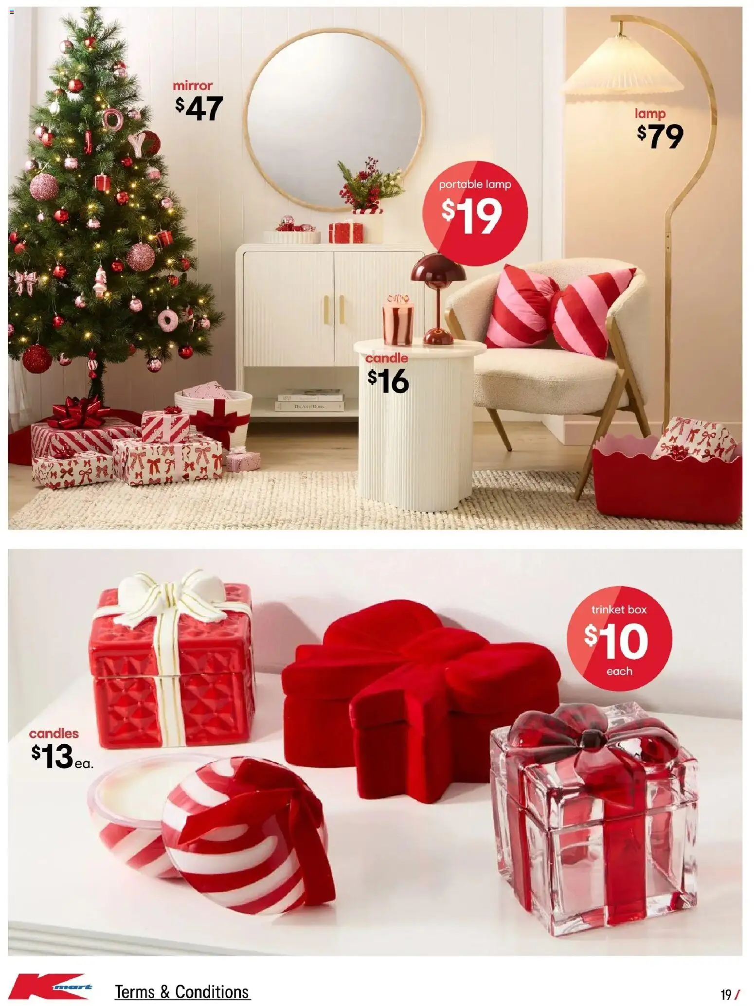 Kmart catalogue - valid from 04.12.2025 | Page: 19 | Products: Box, Mirror, Candles, Candle
