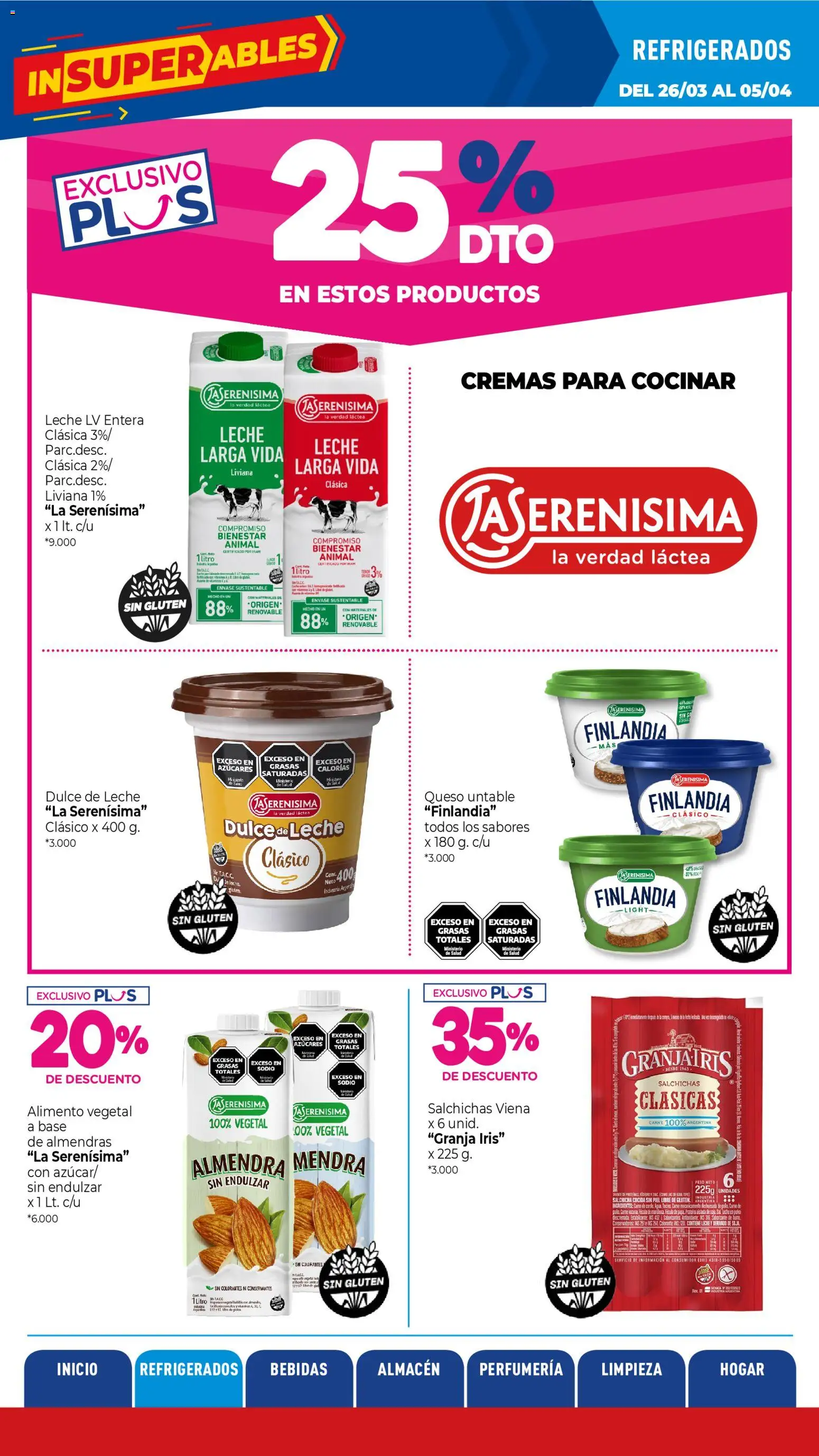La Anonima - catalogos-masivos - insuperables-13-26-litoral │ válido desde el 26.03.2026 | Página: 8 | Productos: Almendras, Dulce de leche, Leche, Almendra