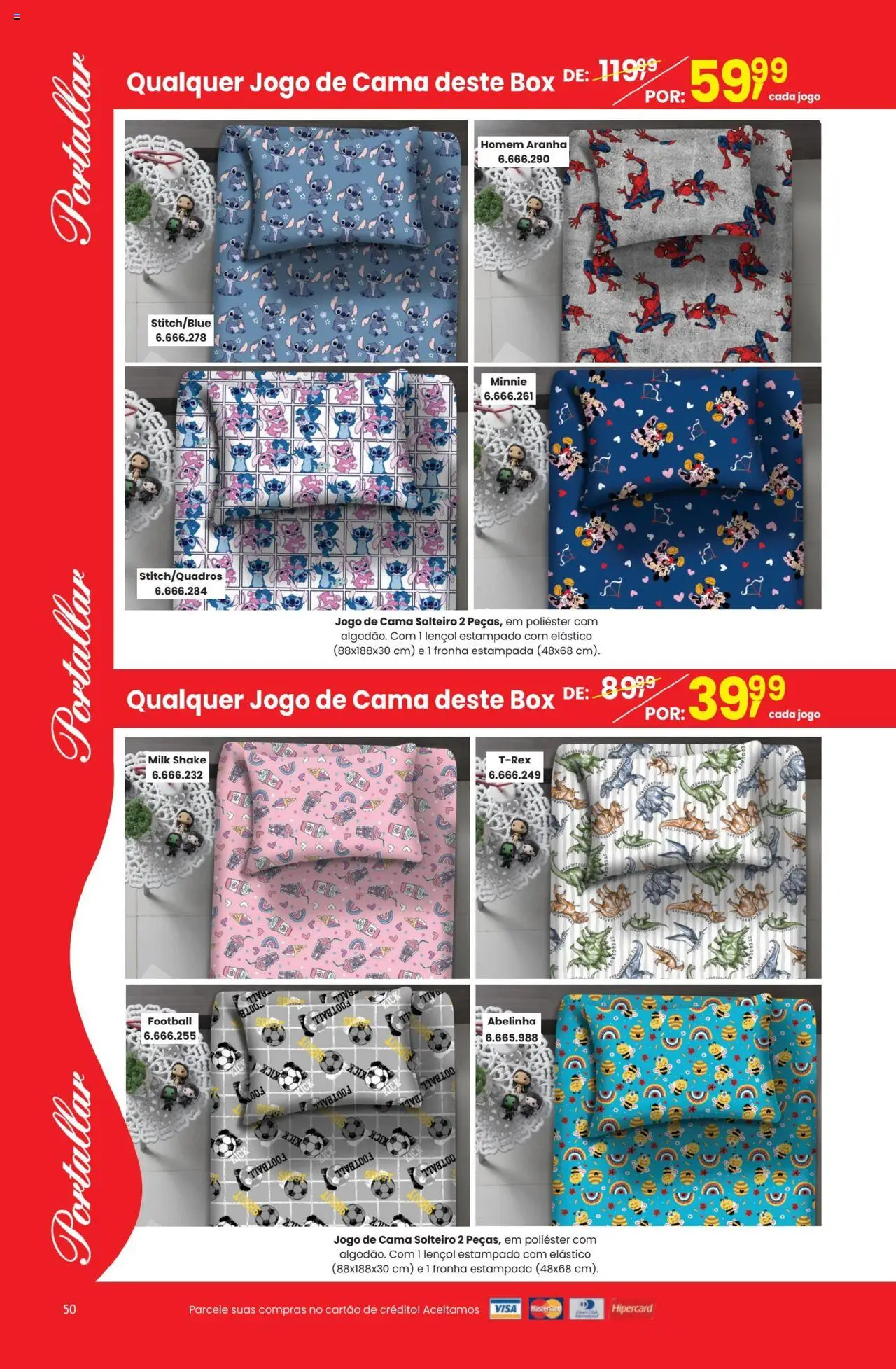 Quatro Estações Folheto - válido de 01.12.2025 | Página: 50 | Produtos: Jogo de cama, Cama, Lençol, Fronha