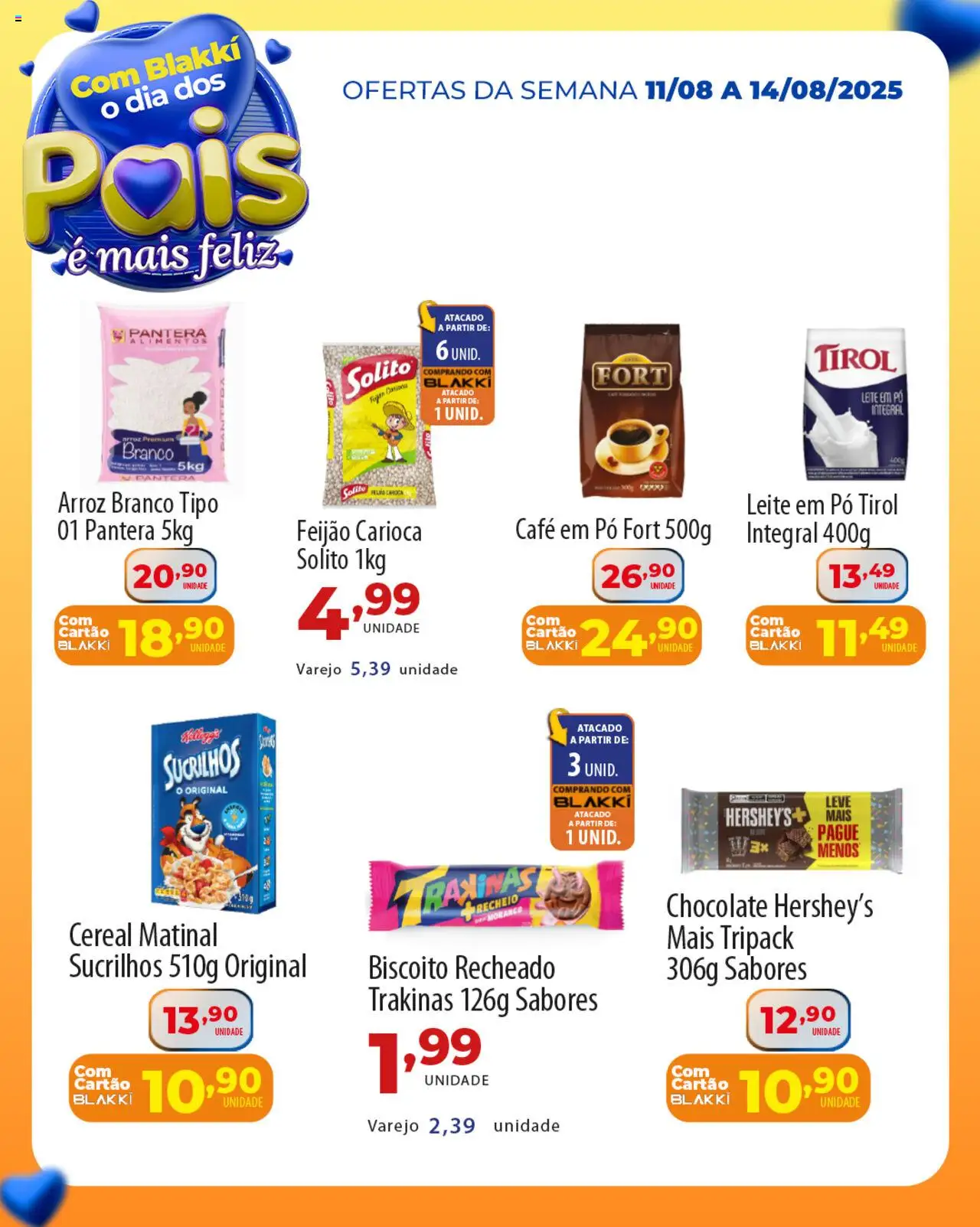 Akki Atacadista Folheto - válido de 11.08.2025 | Página: 4 | Produtos: Pó, Leite, Sucrilhos, Leite em pó