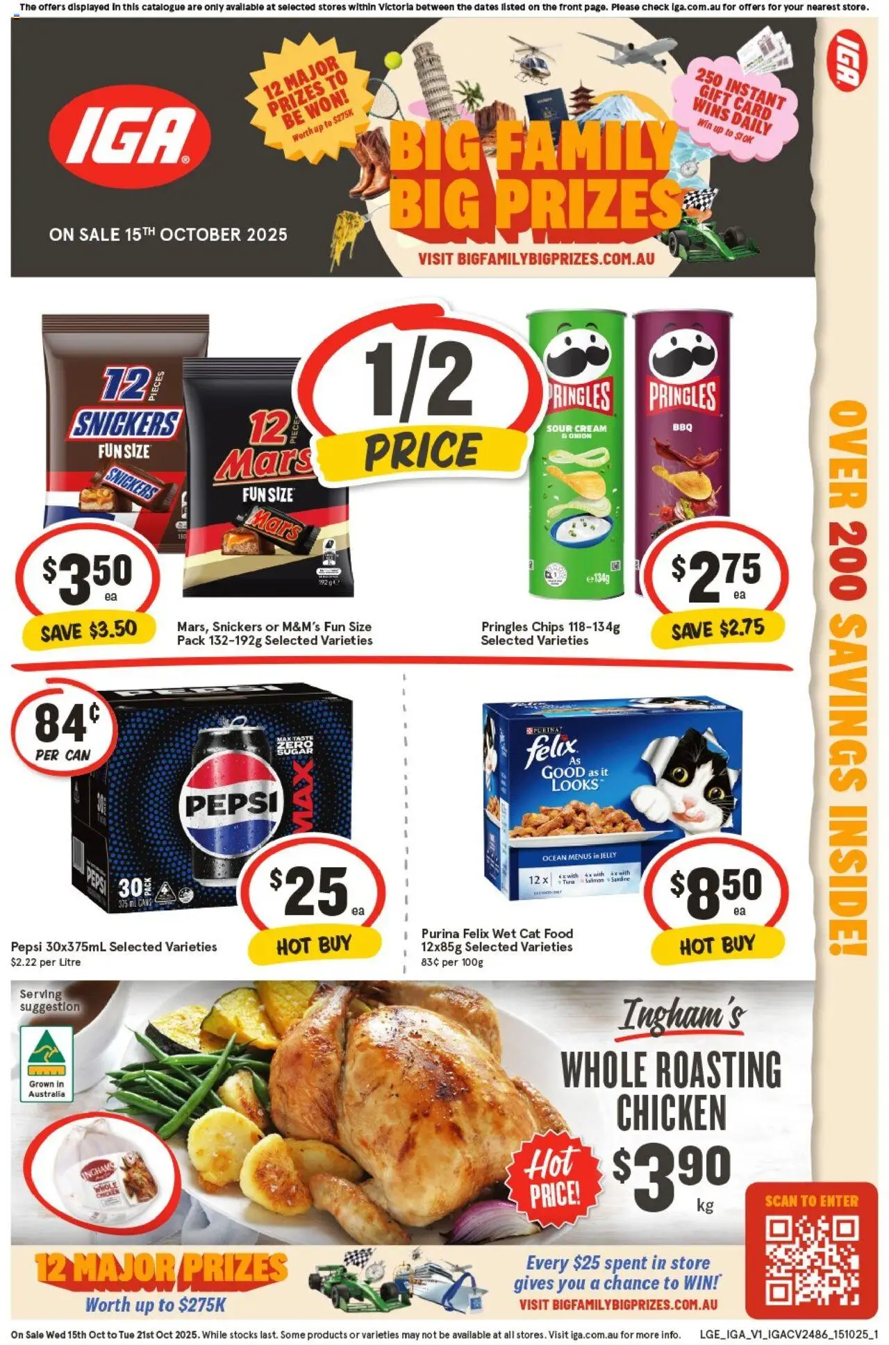 IGA catalogue - valid from 15.10.2025 | Page: 1 | Products: Toilet, Cream, Salmon, Tuna