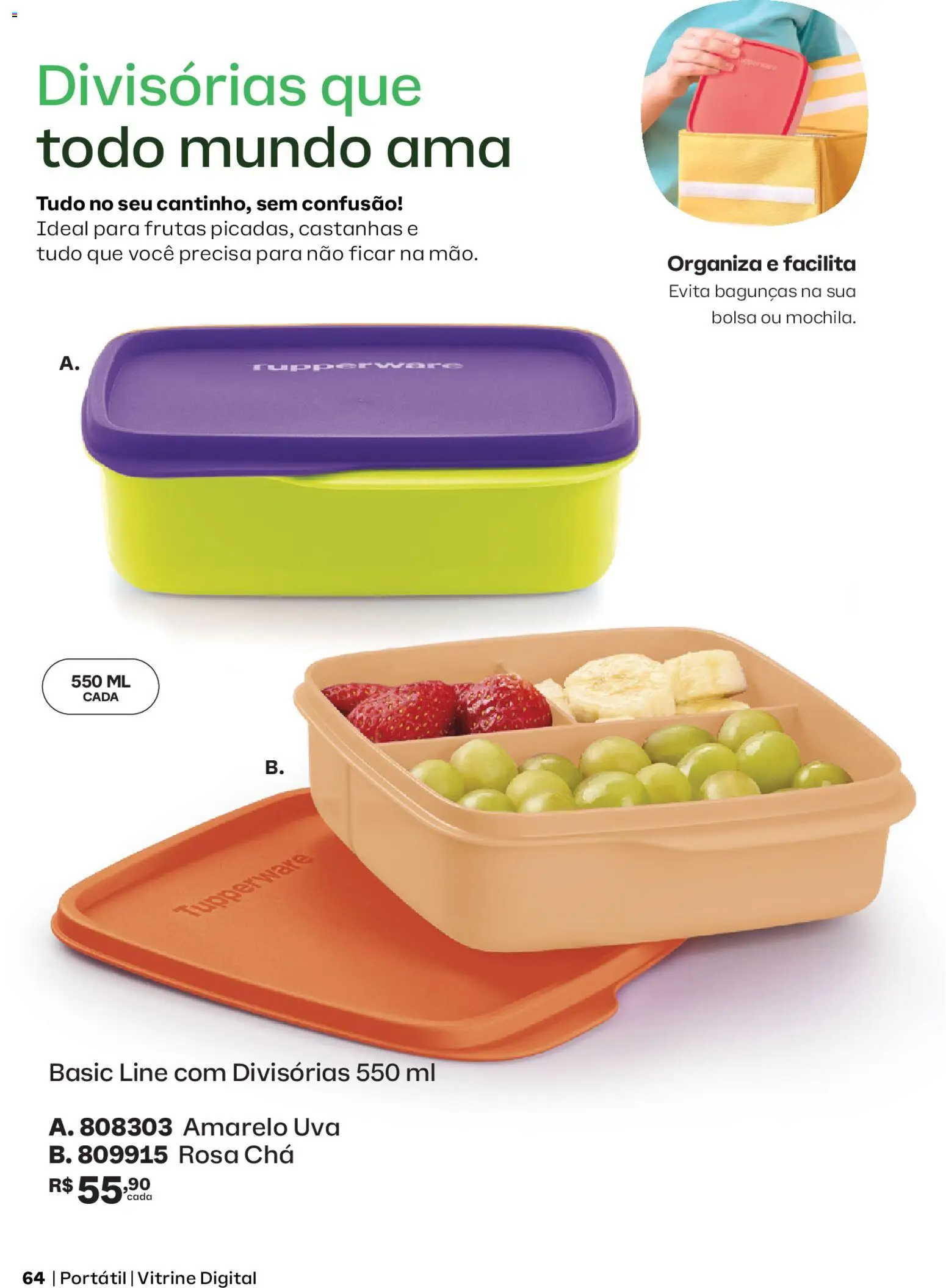Tupperware Folheto - válido de 01.01.2026 | Página: 66 | Produtos: Castanhas, Chá, Bolsa