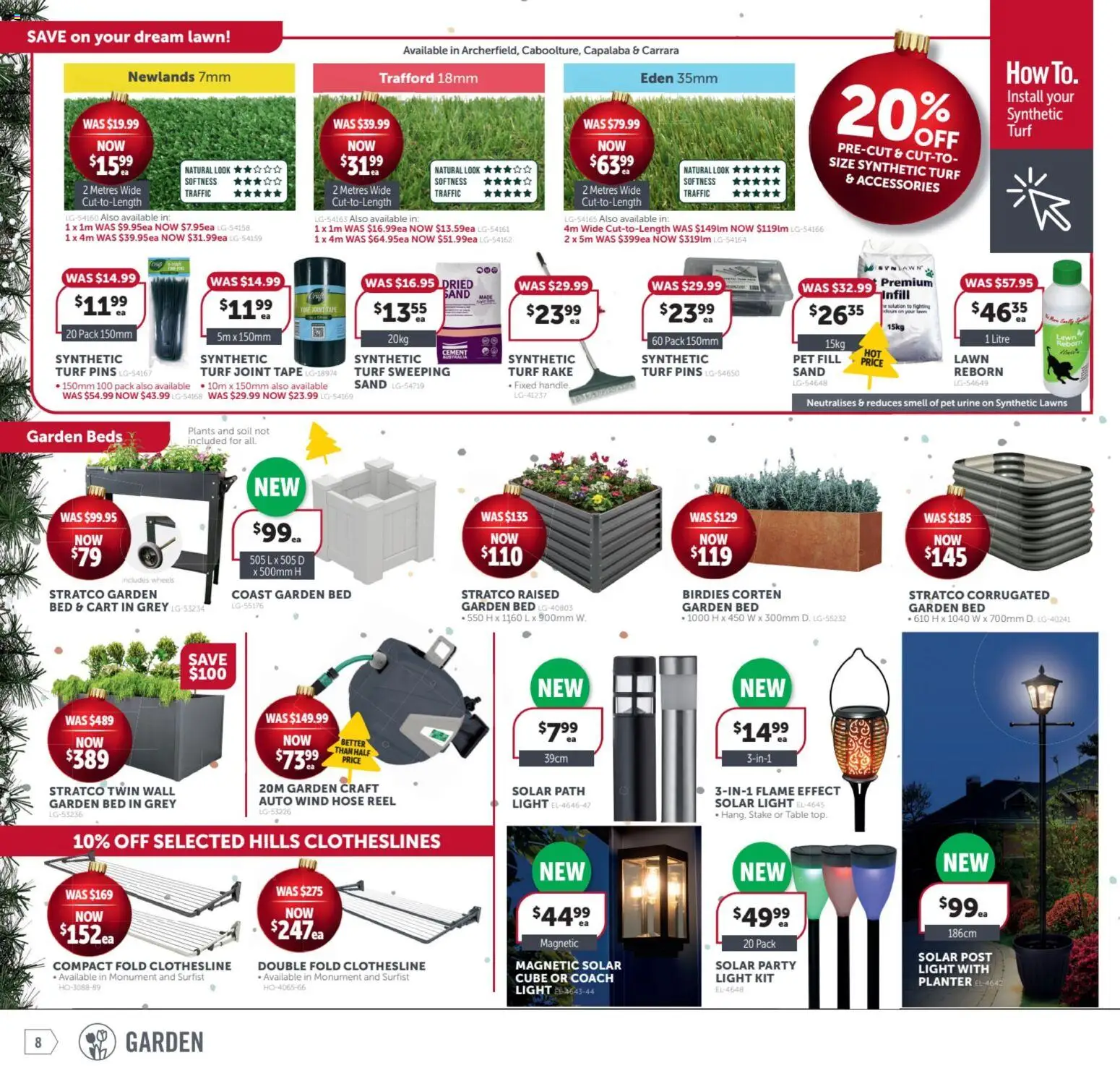 Stratco catalogue - valid from 31.10.2025 | Page: 8 | Products: Light, Rake, Soil, Turf