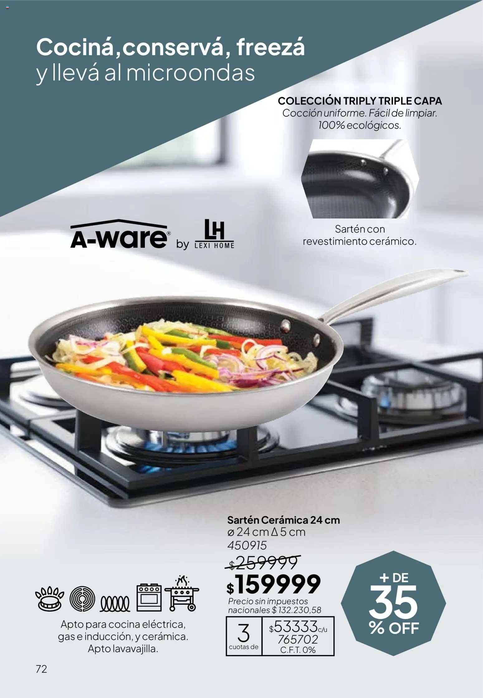 Tupperware Folleto │ válido desde el 26.02.2026 | Página: 73 | Productos: Cocina, Sartén, Microondas