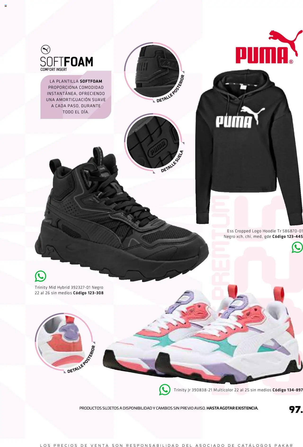 Nuevas ofertas de SC Pakar válidas en toda la República Mexicana desde el 29.08.2025. ¡Encuentra las mejores ofertas en SC Pakar - Catálogo Otoño Women! | Página: 97