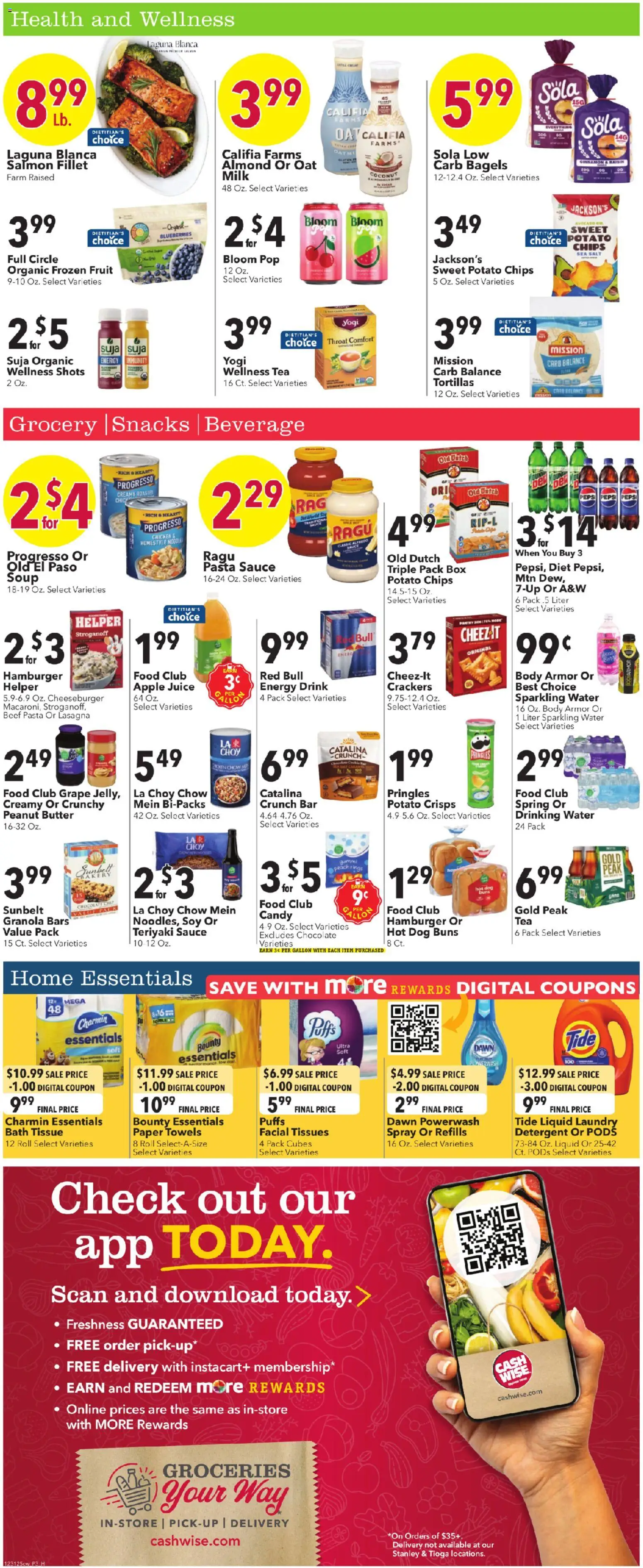 Cash Wise Weekly Ad - valid from 31.12.2025 | Page: 5 | Products: Butter, Tea, Water, Sauce