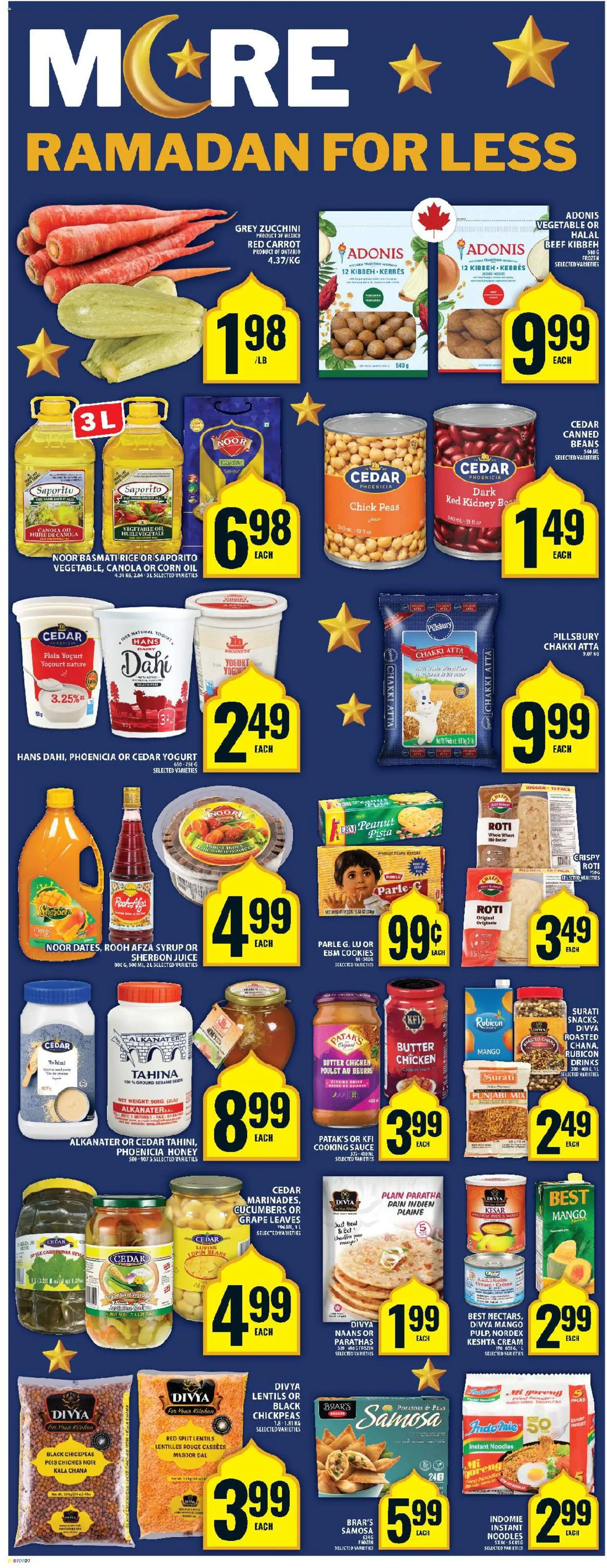 Food Basics flyer valid from 15.01.2026 | Page: 14 | Products: Cream, Butter, Yogurt, Juice
