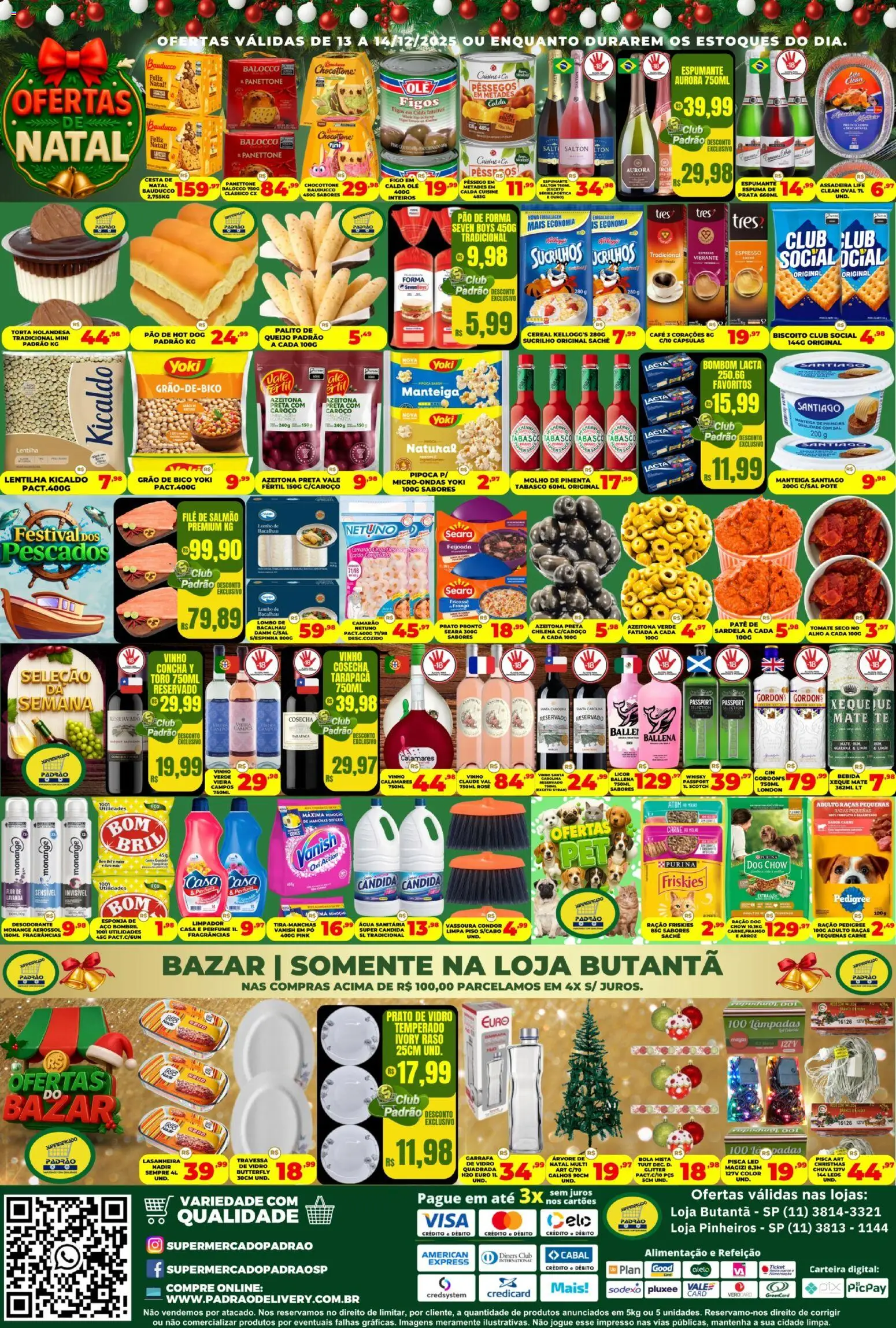 Supermercado Padrão Folheto - válido de 13.12.2025 | Página: 2 | Produtos: Guaraná, Desodorante, Carteira, Vassoura