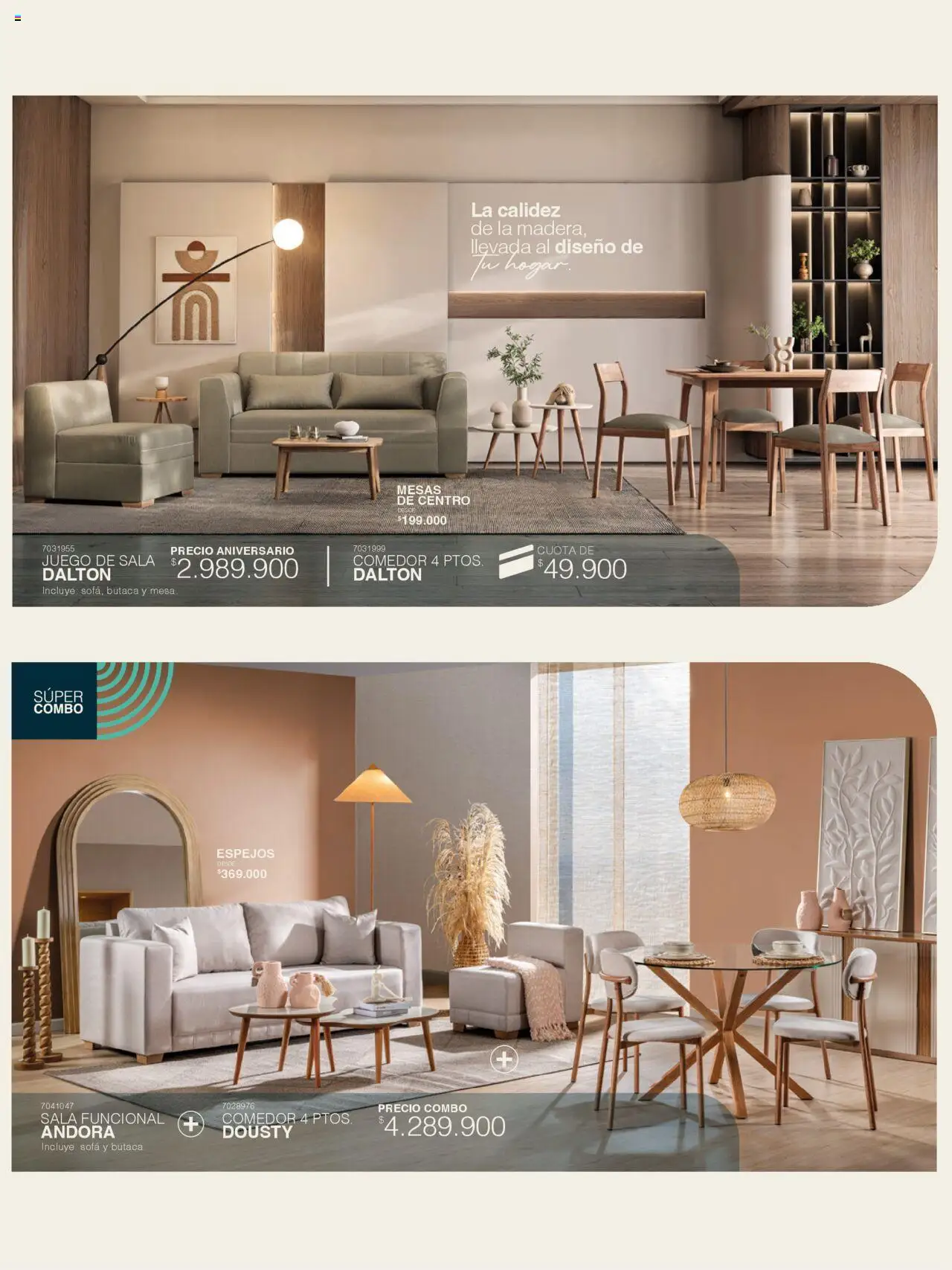 Muebles jamar revista - valida desde el 30.09.2025 | Página: 4 | Productos: Juego, Sofá, Mesa