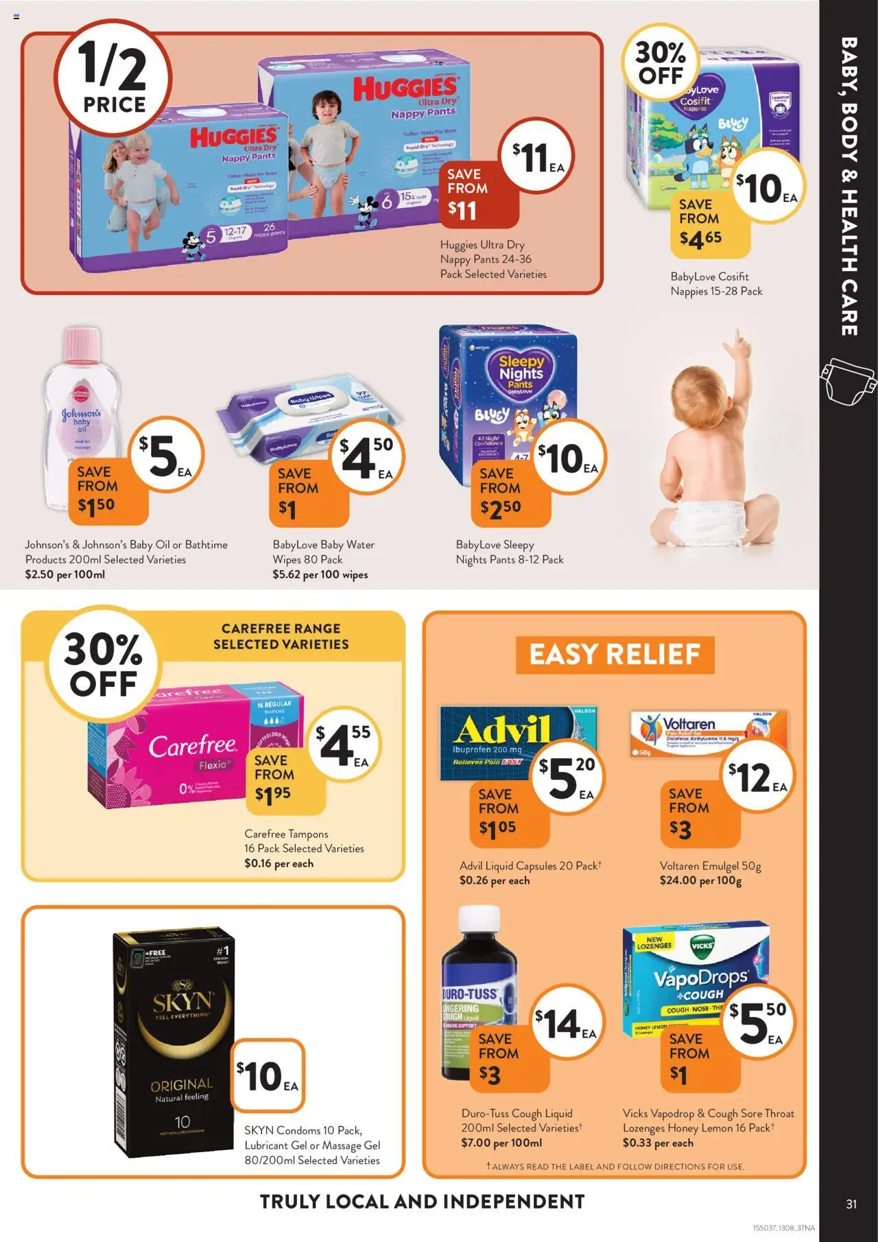 Foodworks catalogue - valid from 13.08.2025 | Page: 31 | Products: Oil, Water, Pants, Lubricant