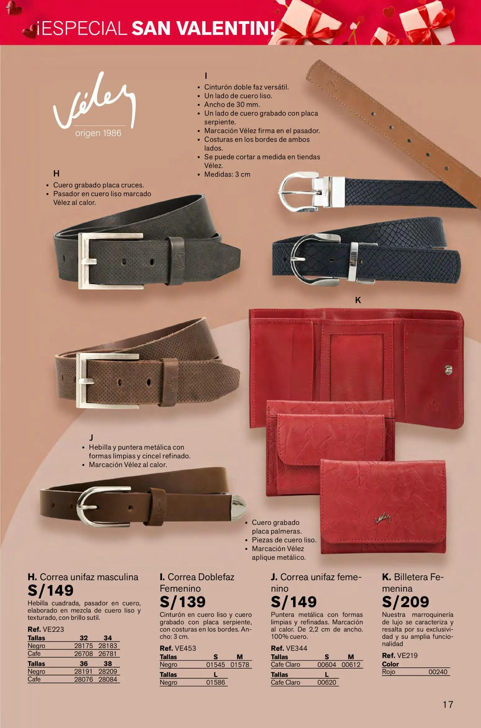 Catálogo Leonisa válido desde 16.01.2026 | Página: 17 | Productos: Café, Billetera, Cinturón