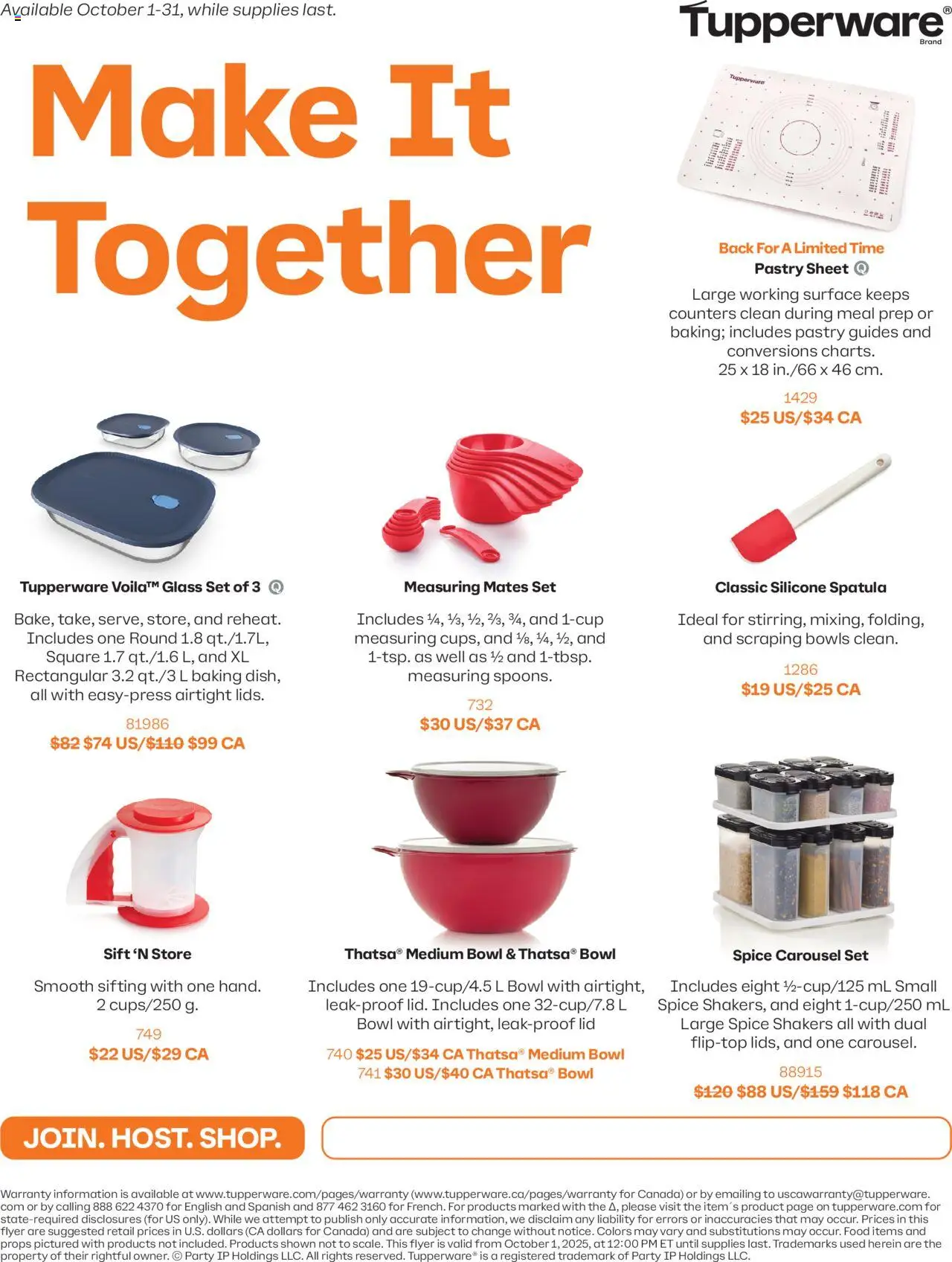 Tupperware flyer valid from 01.10.2025 | Page: 1