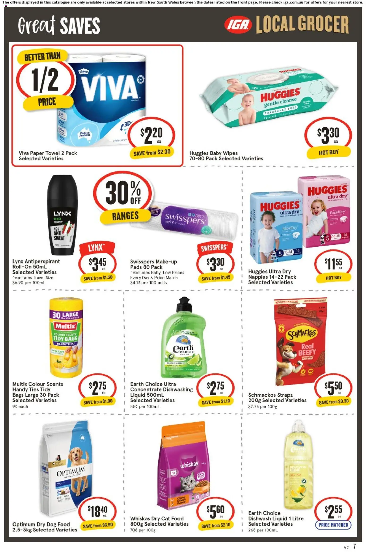 IGA catalogue - valid from 25.02.2026 | Page: 7 | Products: Fragrance, Beef, Nappies, Dog food