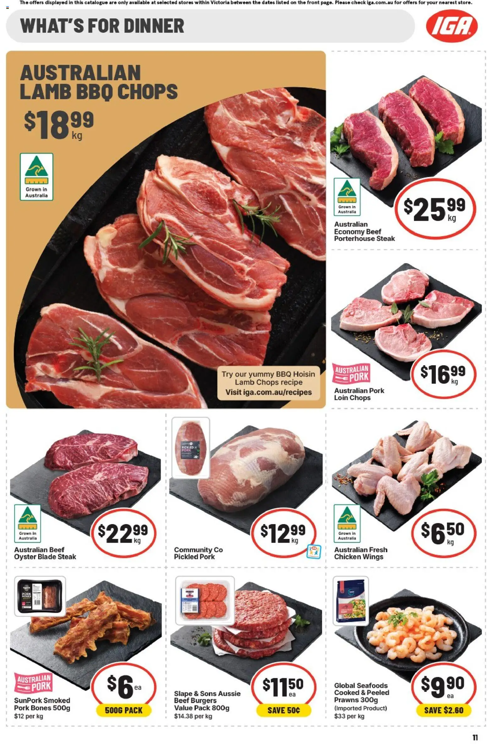 IGA catalogue - valid from 22.04.2026 | Page: 11 | Products: Apples, Salad, Beetroot, Cauliflower